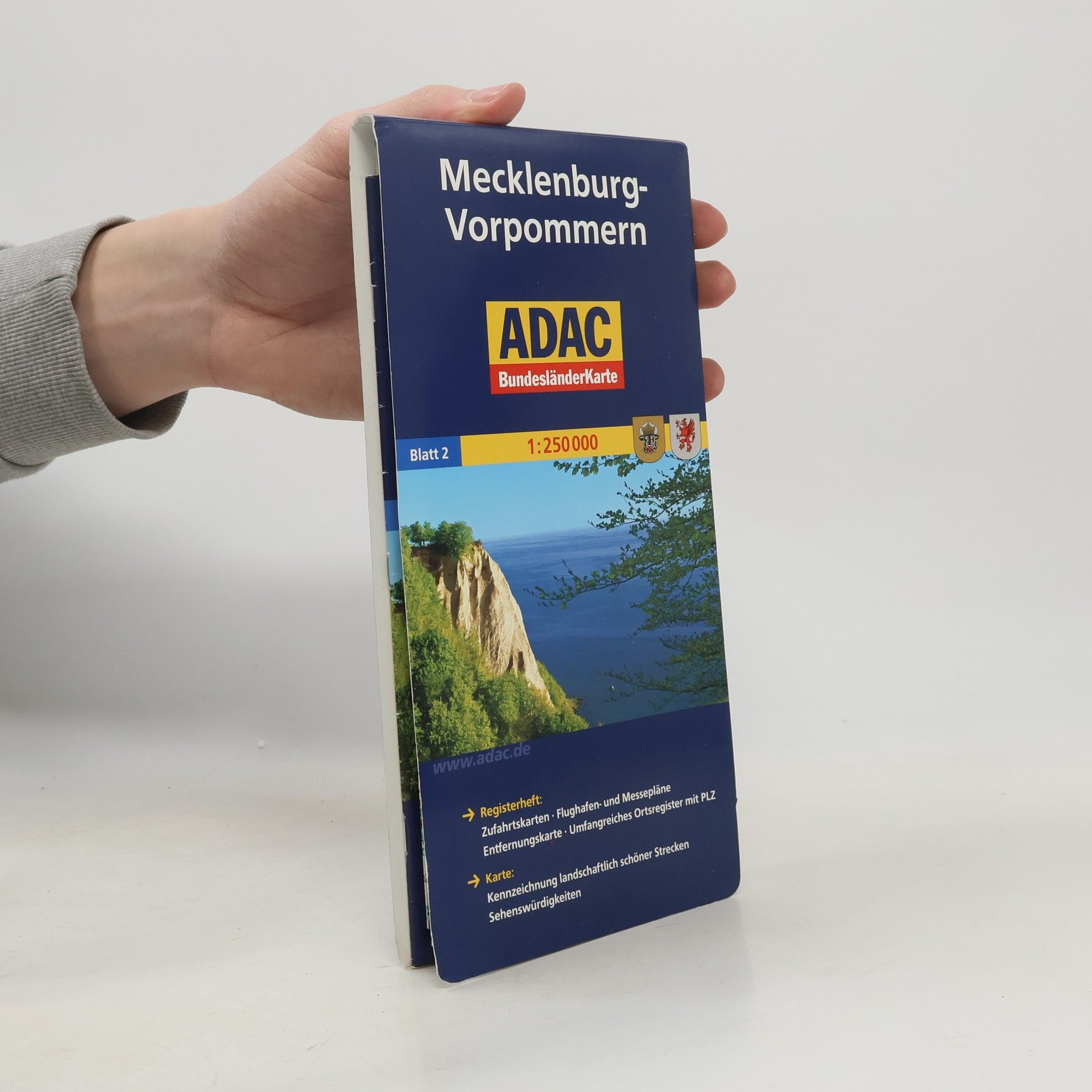 ADAC Kartografie ADAC BundesländerKarte - 2: ADAC Karte Mecklenburg-Vorpommern