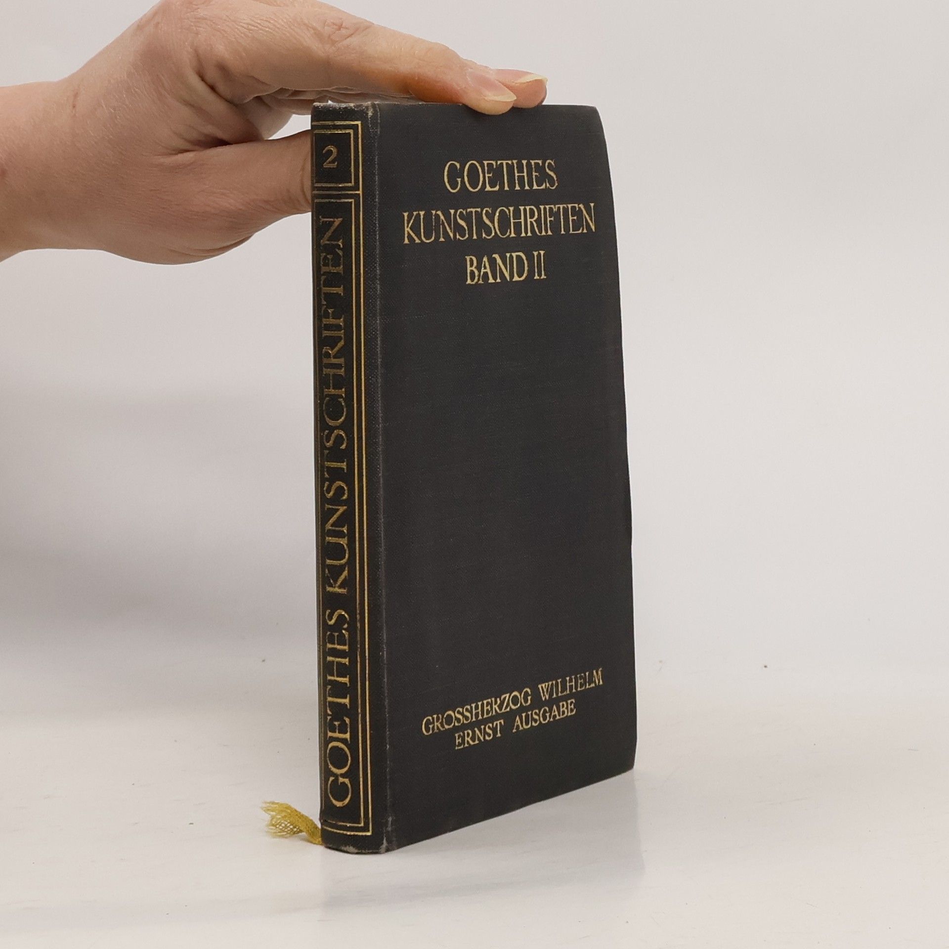 Johann Wolfgang von Goethe Goethes Kunstschriften. Band II.