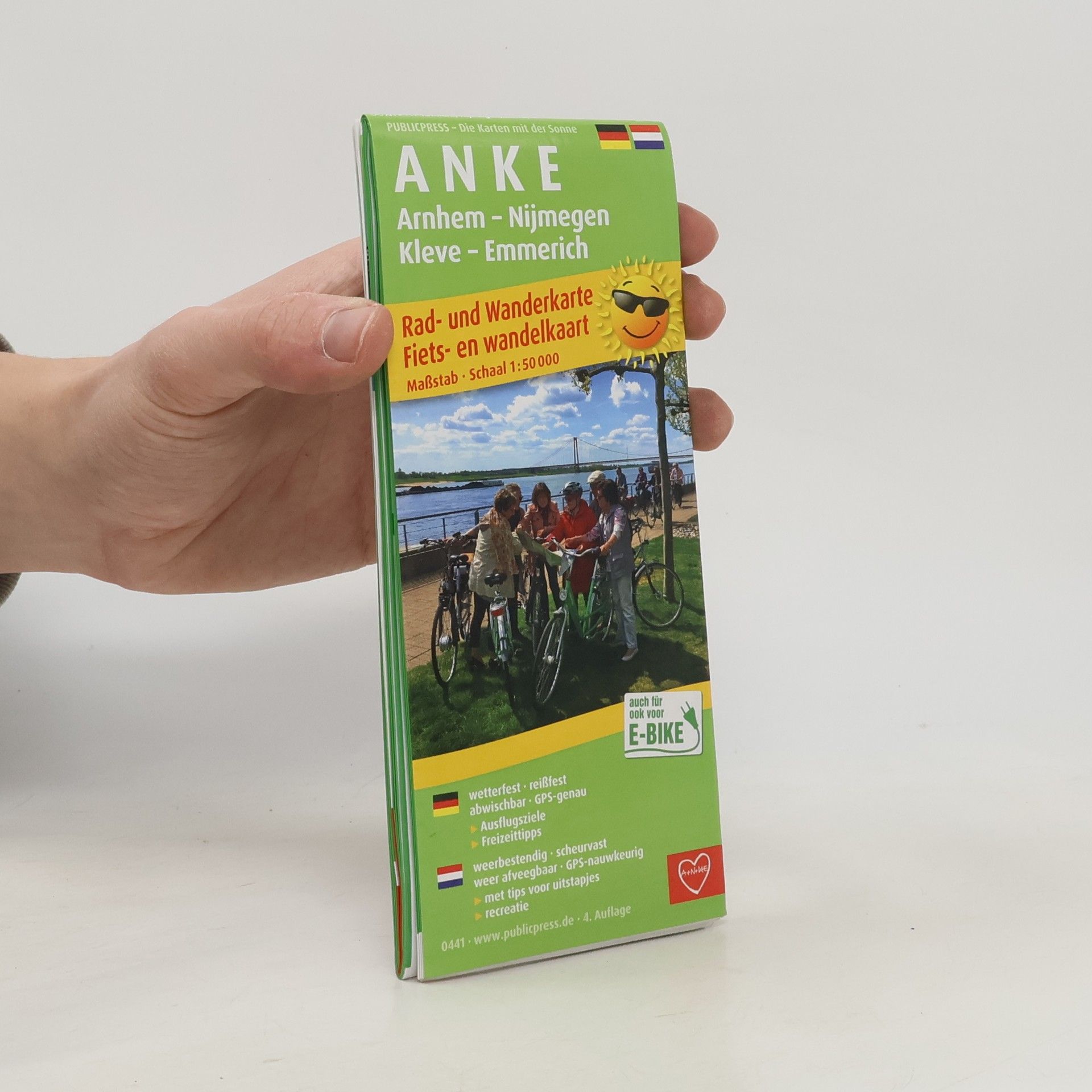 Kolektiv autorů A N K E, Arnhem - Nijmegen - Kleve - Emmerich 1:50 000 - 4. Auflage