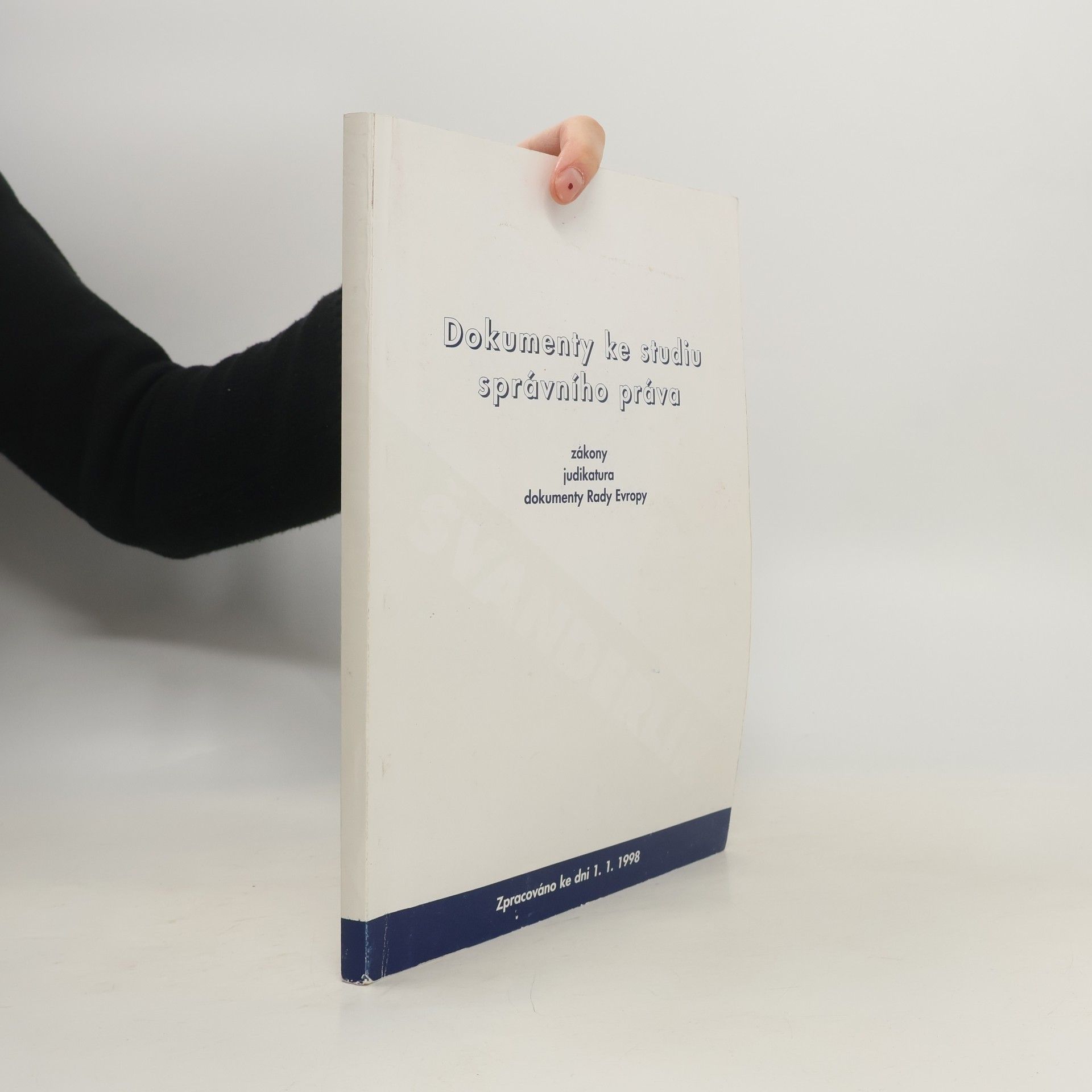 Collectif d'auteurs Dokumenty ke studiu správního práva