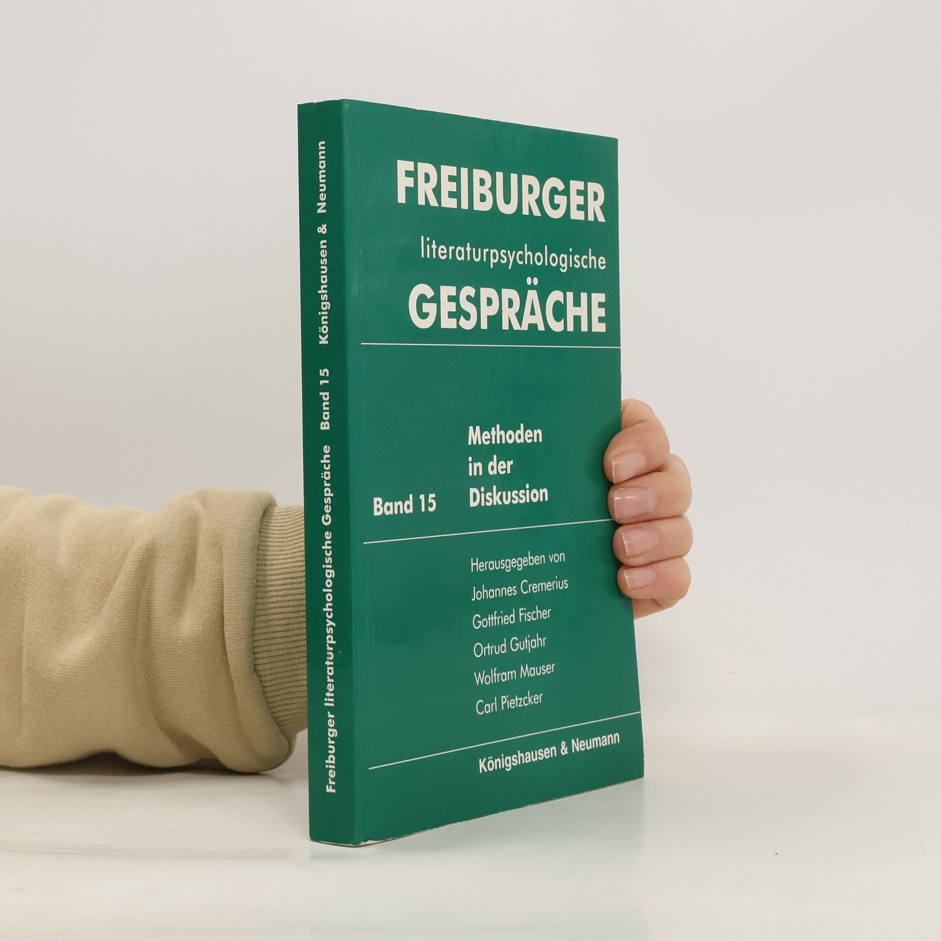 Johannes Cremerius Freiburger literaturpsychologische Gespräche 15