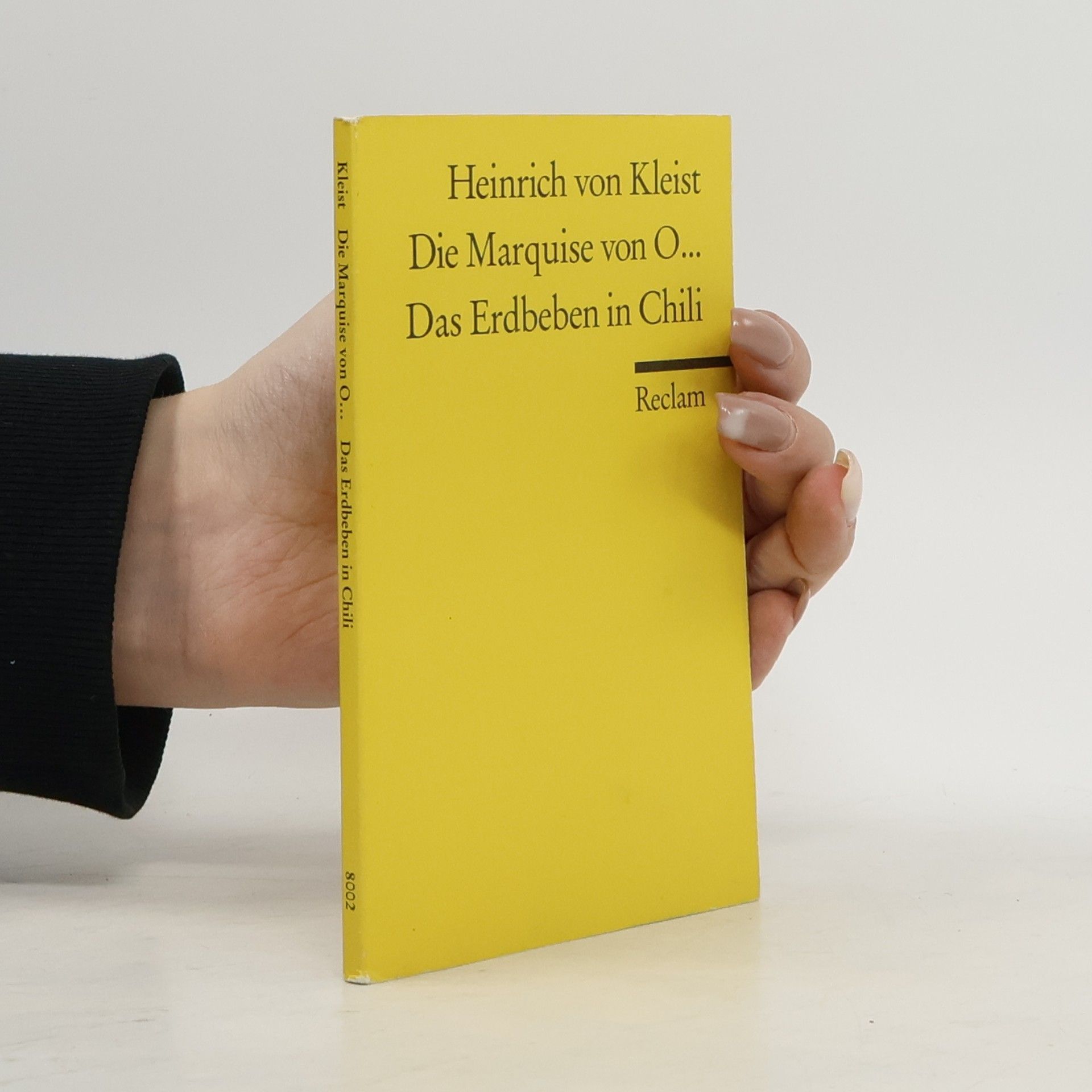 Christian Wagenknecht Die Marquise von O... Das Erdbeben in Chili