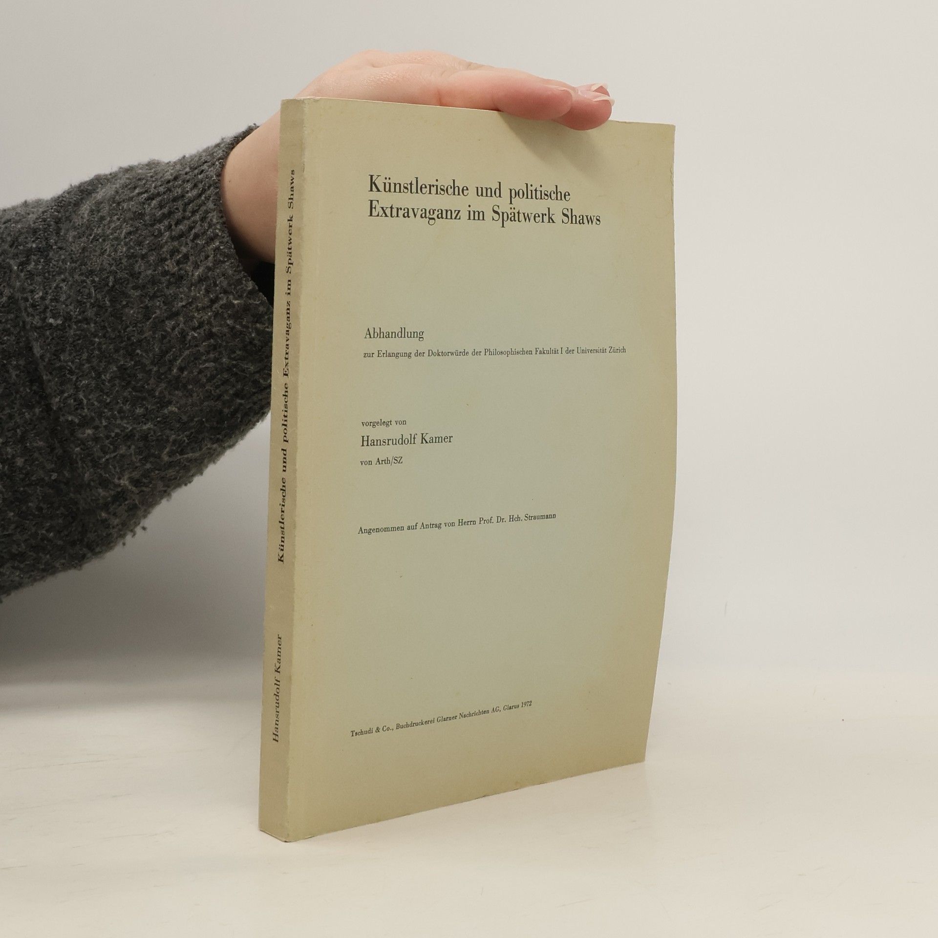 Hansrudolf Kamer Künstlerische und politische Extravaganz im Spätwerk Shaws