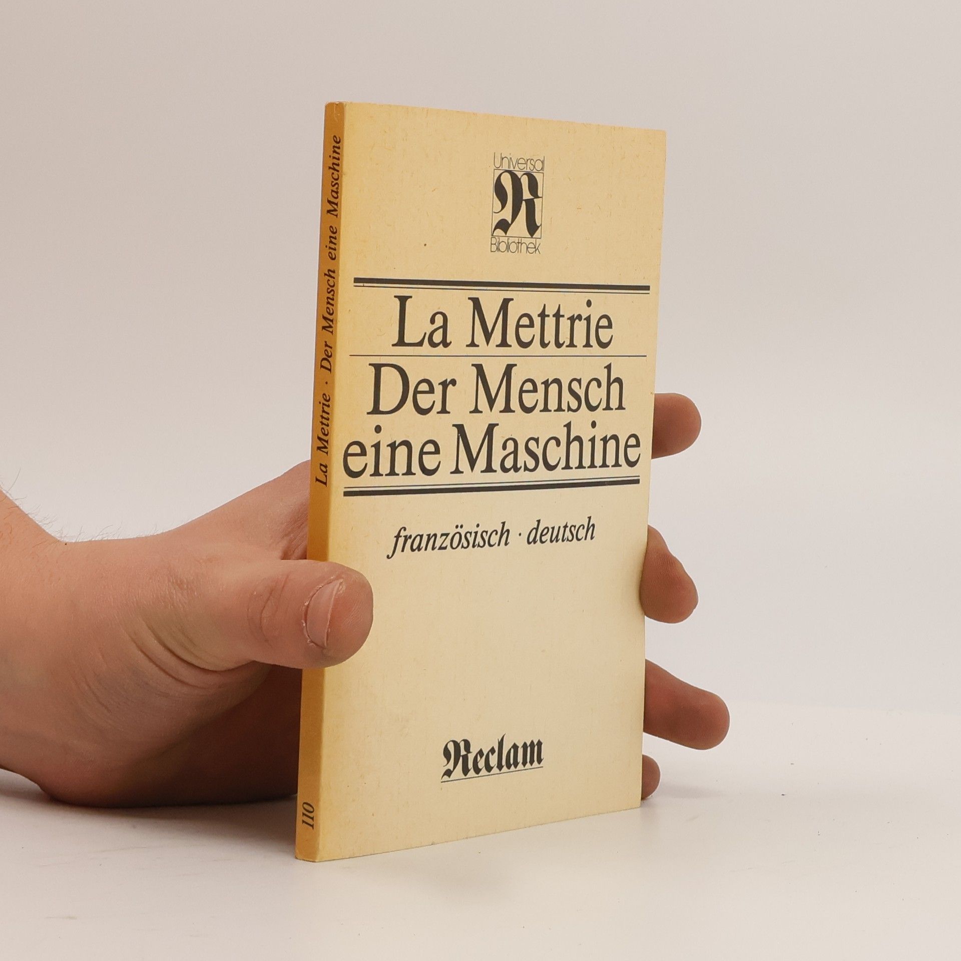 Kolektiv autorů La Mettrie. Der Mensch eine Maschine