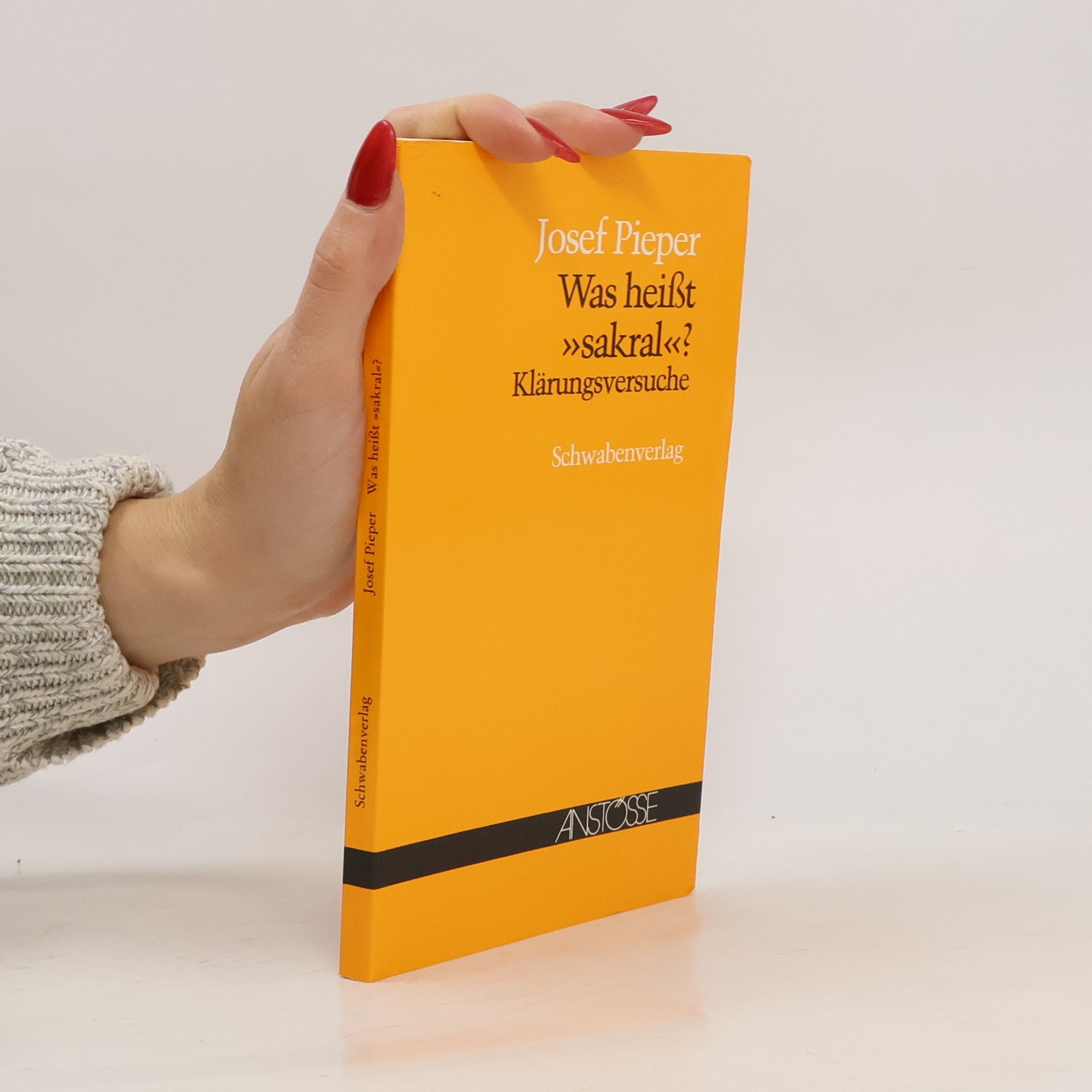 Josef Pieper Was heisst "sakral"?