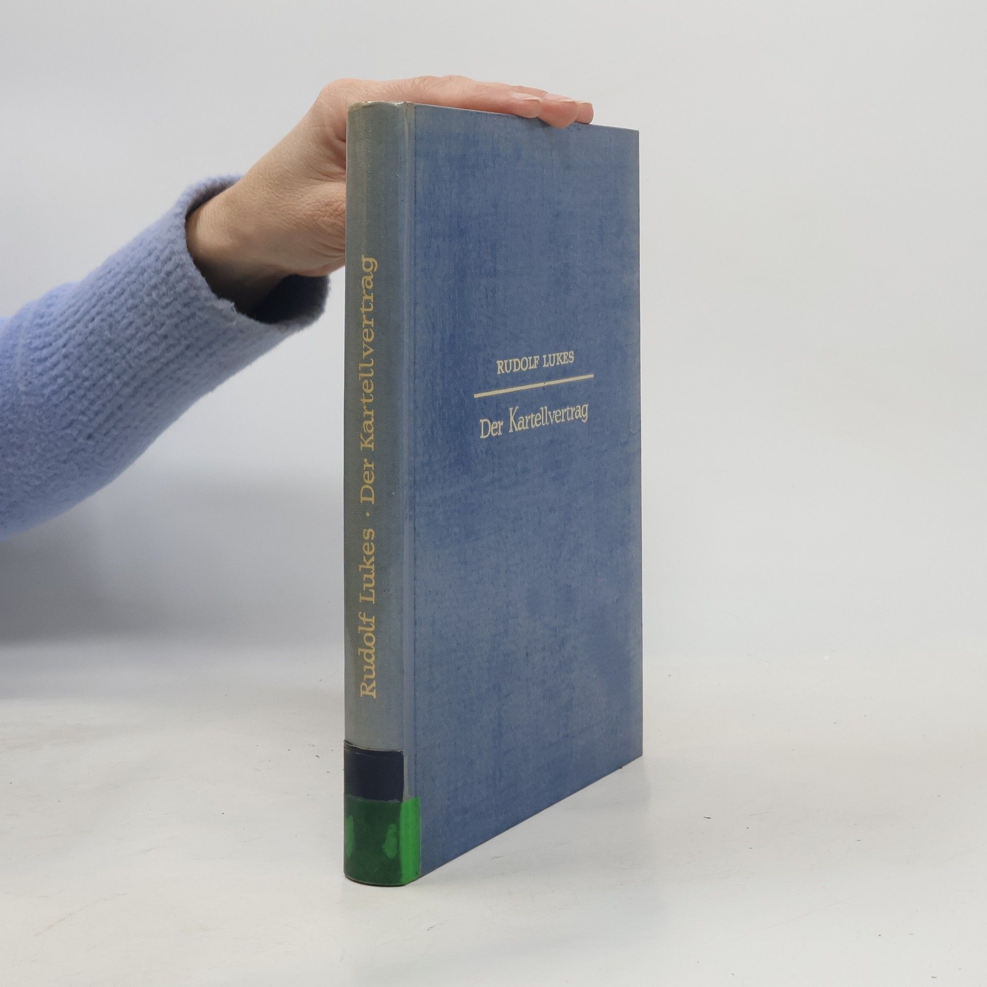 Rudolf Lukeš Der Kartellvertrag