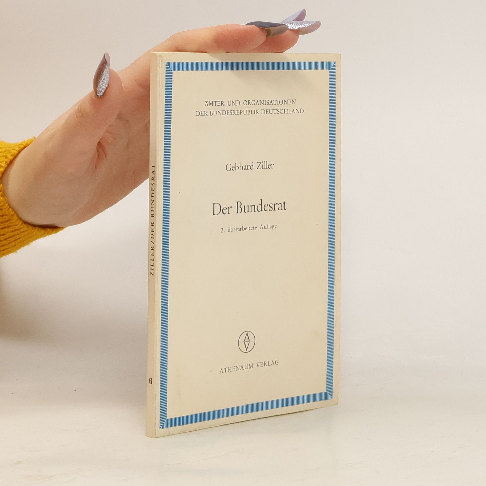 Gebhard Ziller Der Bundesrat
