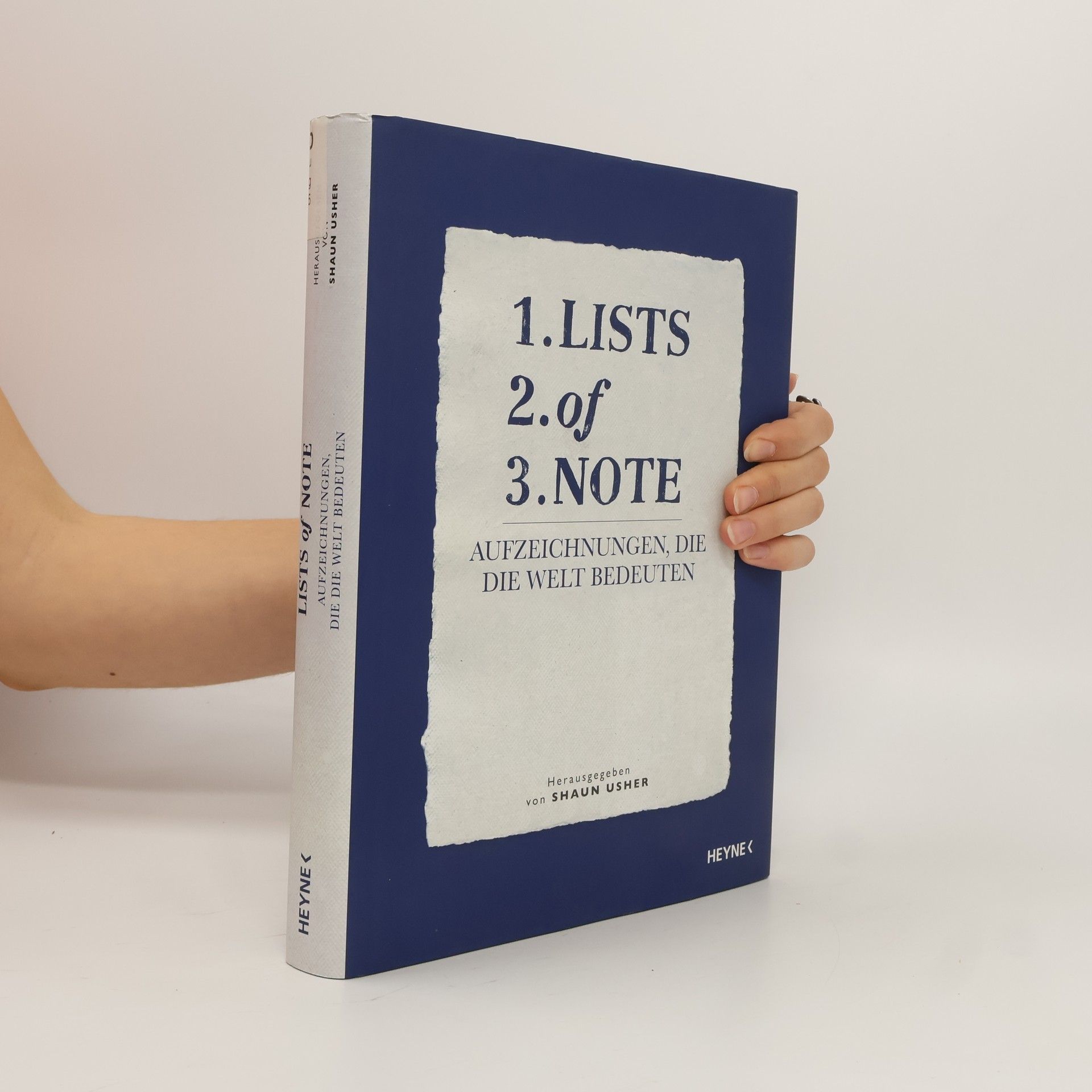 Shaun Usher 1. lists 2. of 3. note
