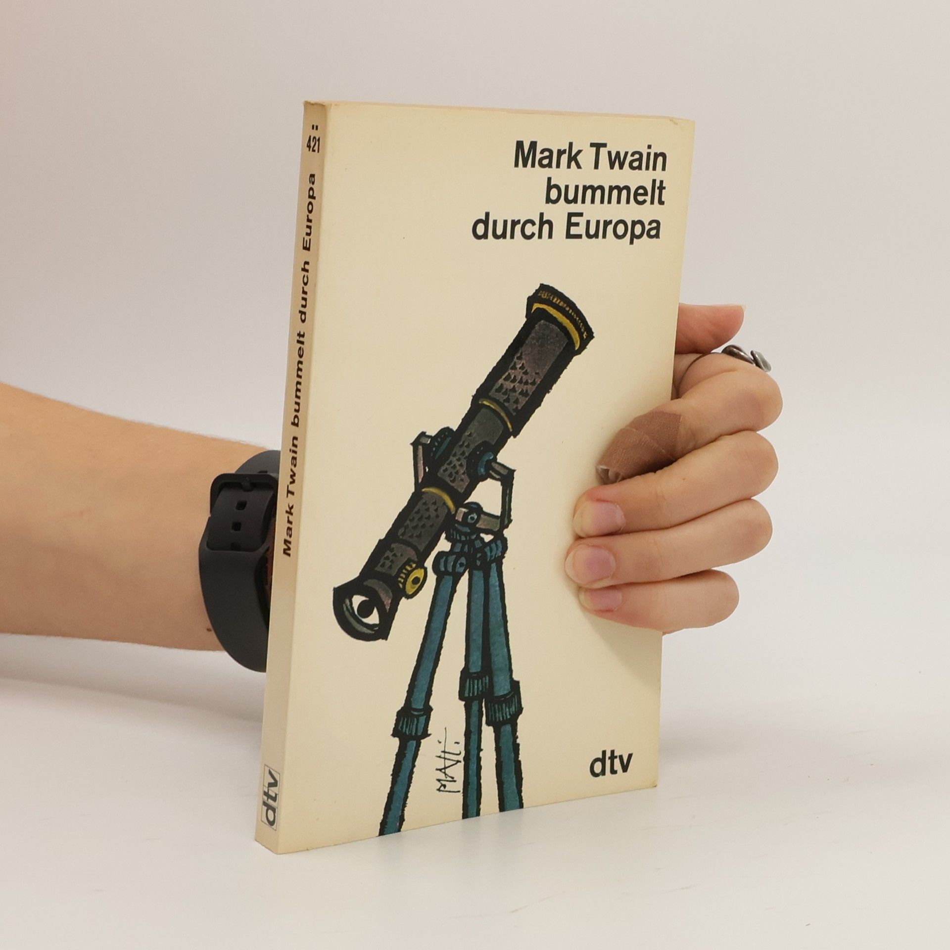 Mark Twain Bummelt durch Europa