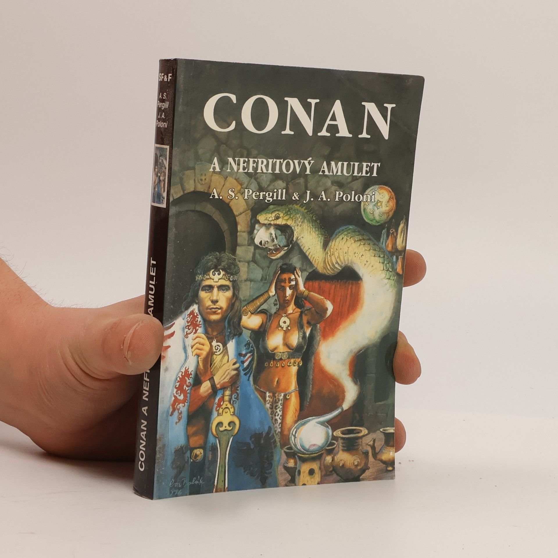 Albert Simon Pergill Conan a nefritový amulet