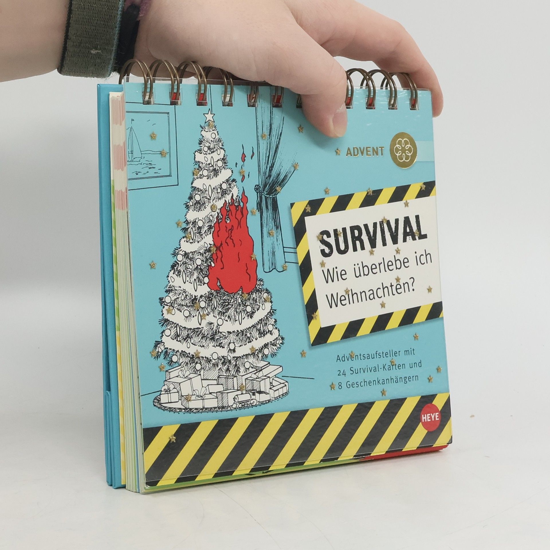 Heye Kalender Survival Adventsaufsteller Geschenkbuch