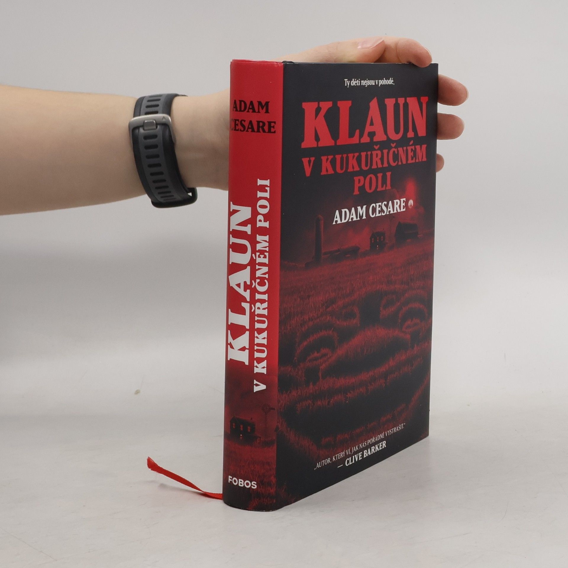 Adam Cesare Klaun v kukuřičném poli