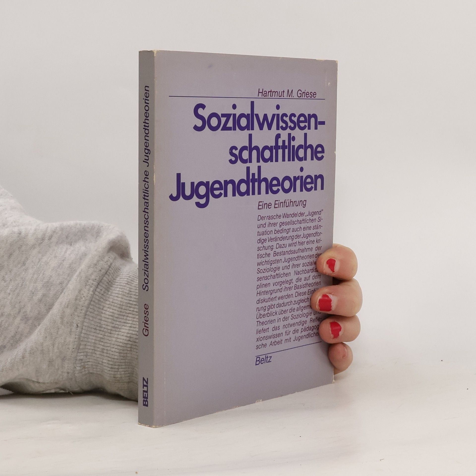 Hartmut M. Griese Sozialwissenschaftliche Jugendtheorien