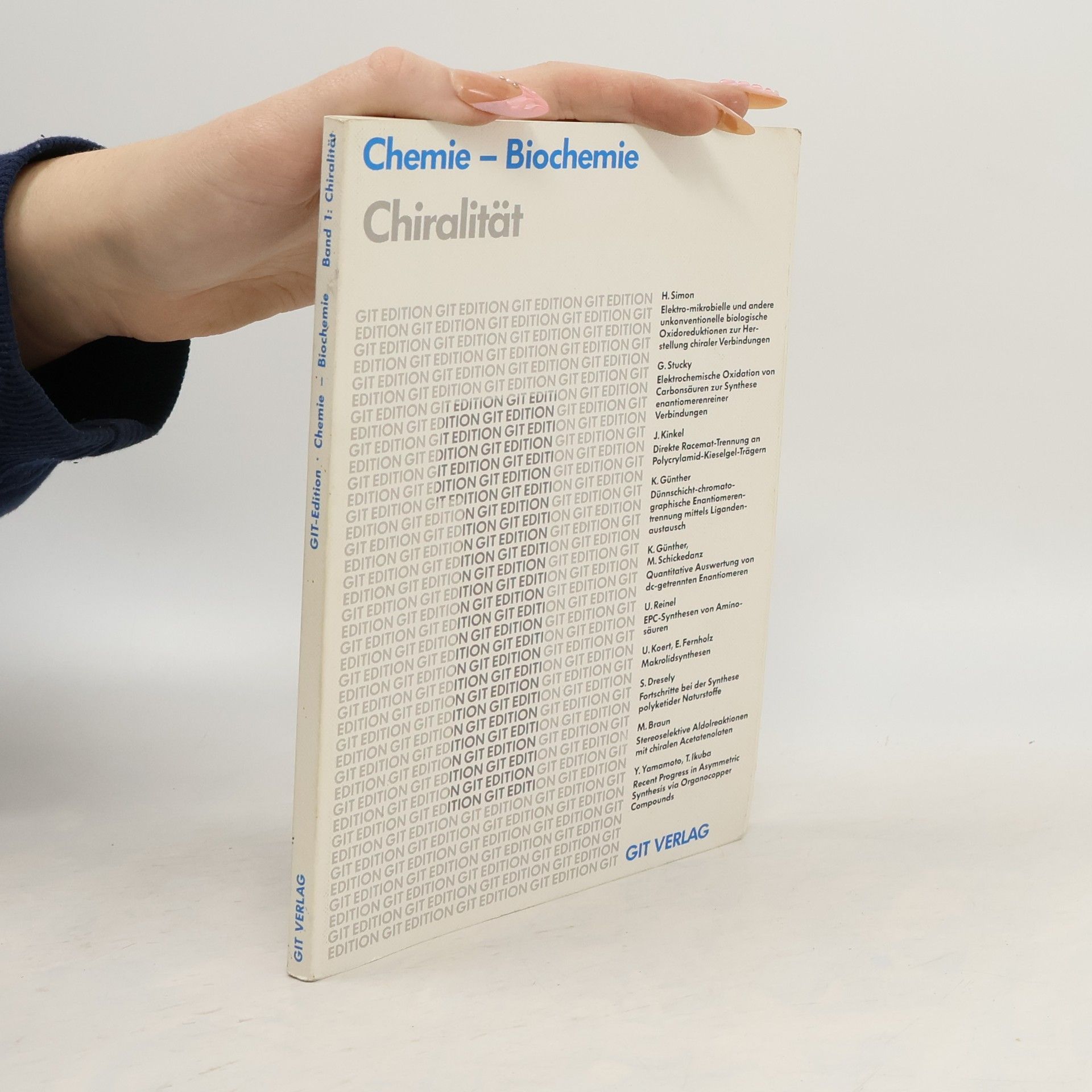 Hellmut Jork Chemie, Biochemie