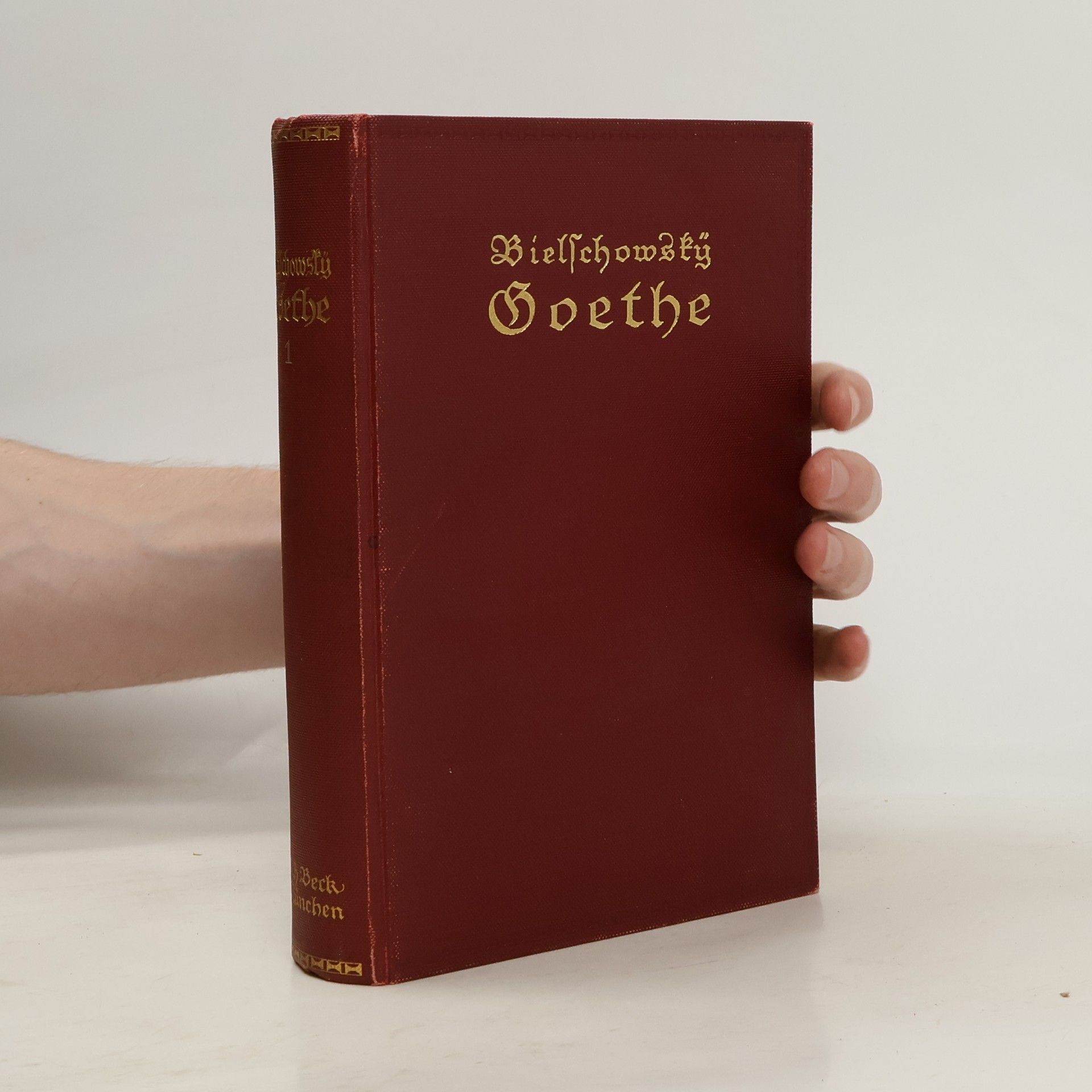 Albert Bielschowsky Goethe 1