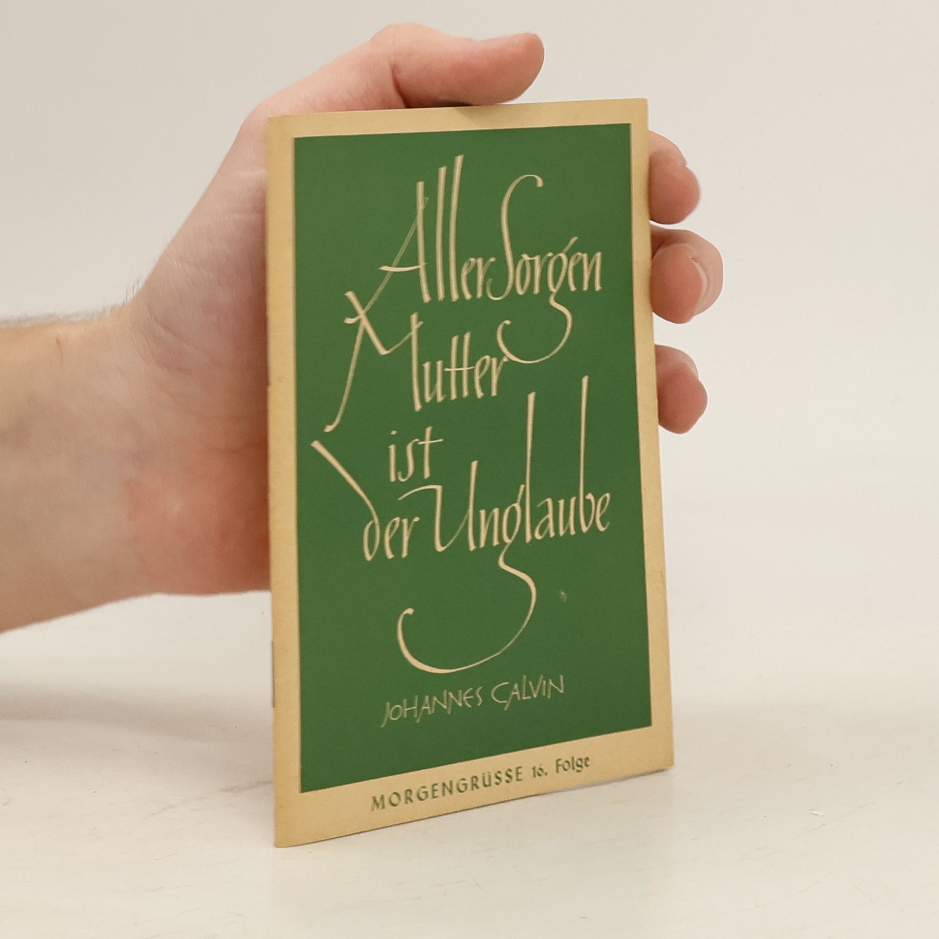 Jan Kalvín Morgengrüße