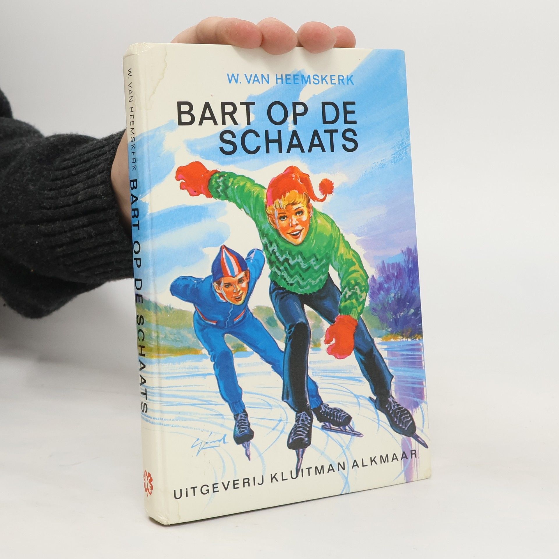W. van Heemskerk Bart op de schaats