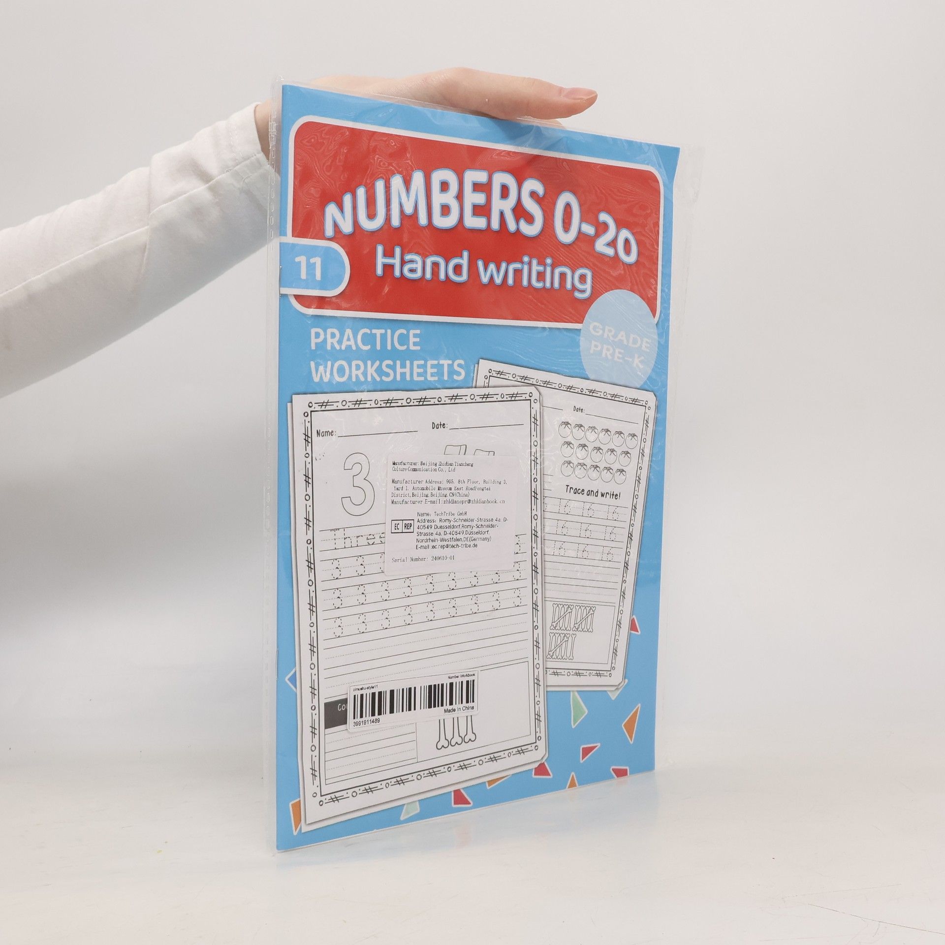 Rick Zhang Numbers 0-20 Hand Writing