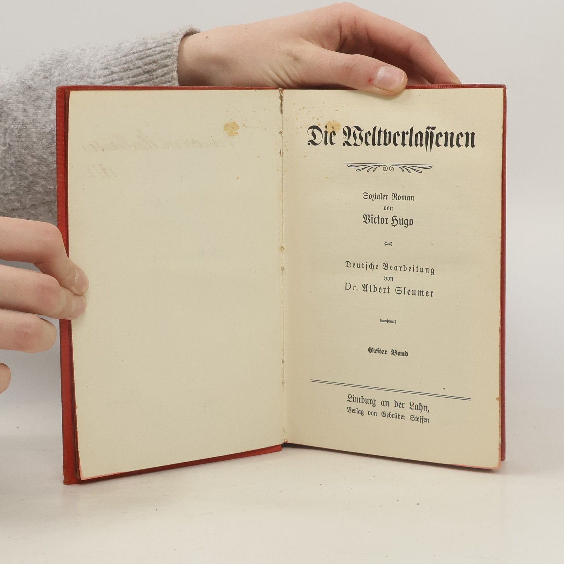 Victor Hugo Die Weltverlassenen