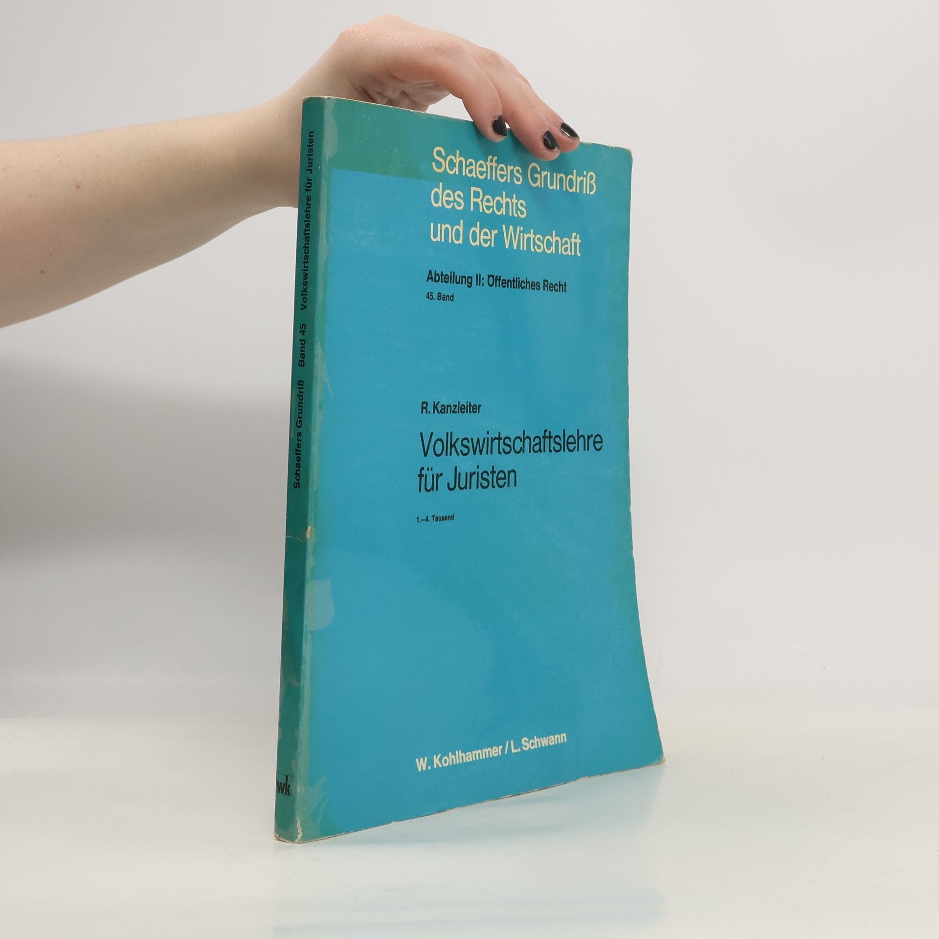 Auteurscollectief Volkswirtschaftslehre für Juristen