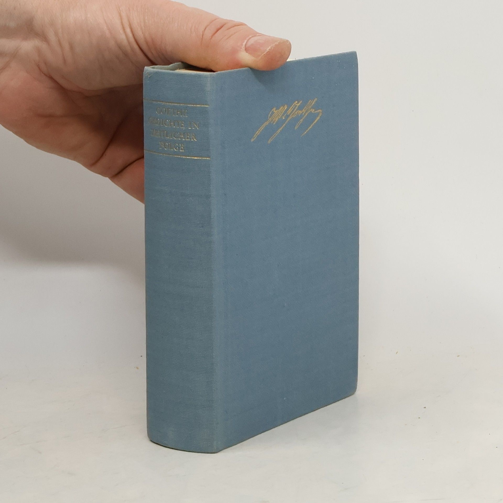 Johann Wolfgang von Goethe Goethes Gedichte in zeitlicher Folge