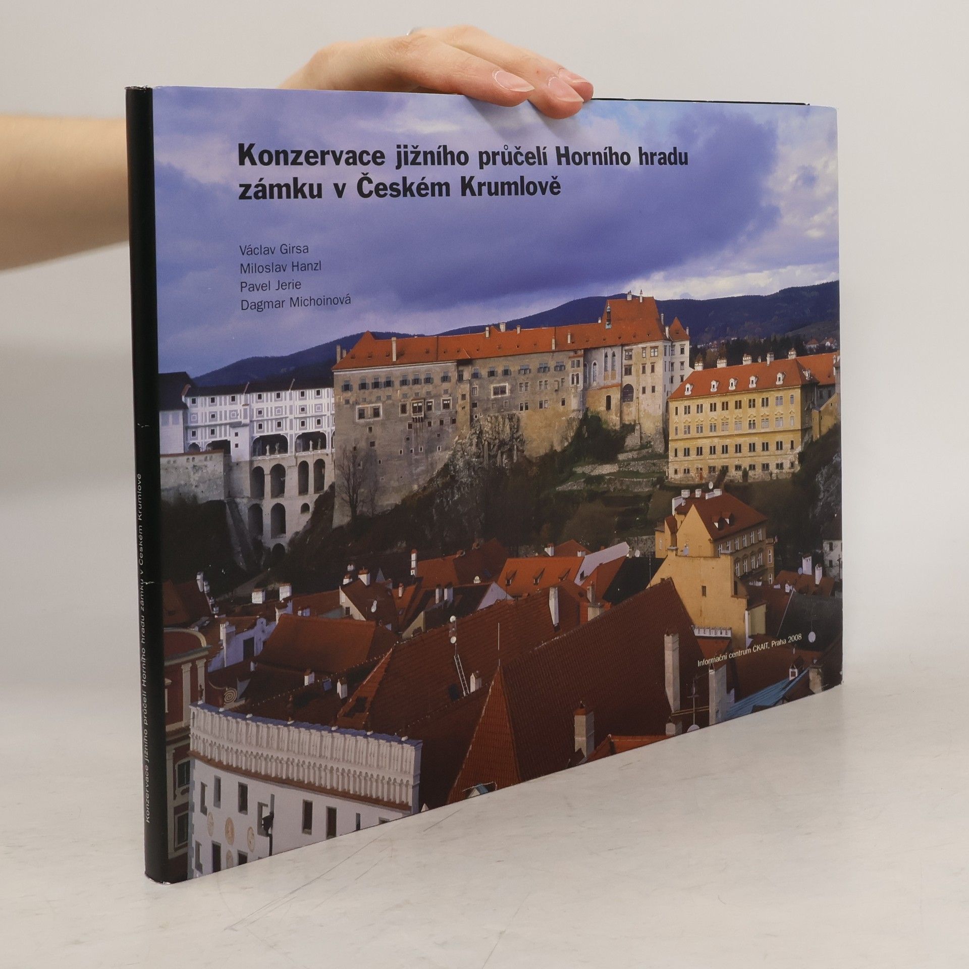 Václav Girsa Konzervace jižního průčelí Horního hradu zámku v Českém Krumlově