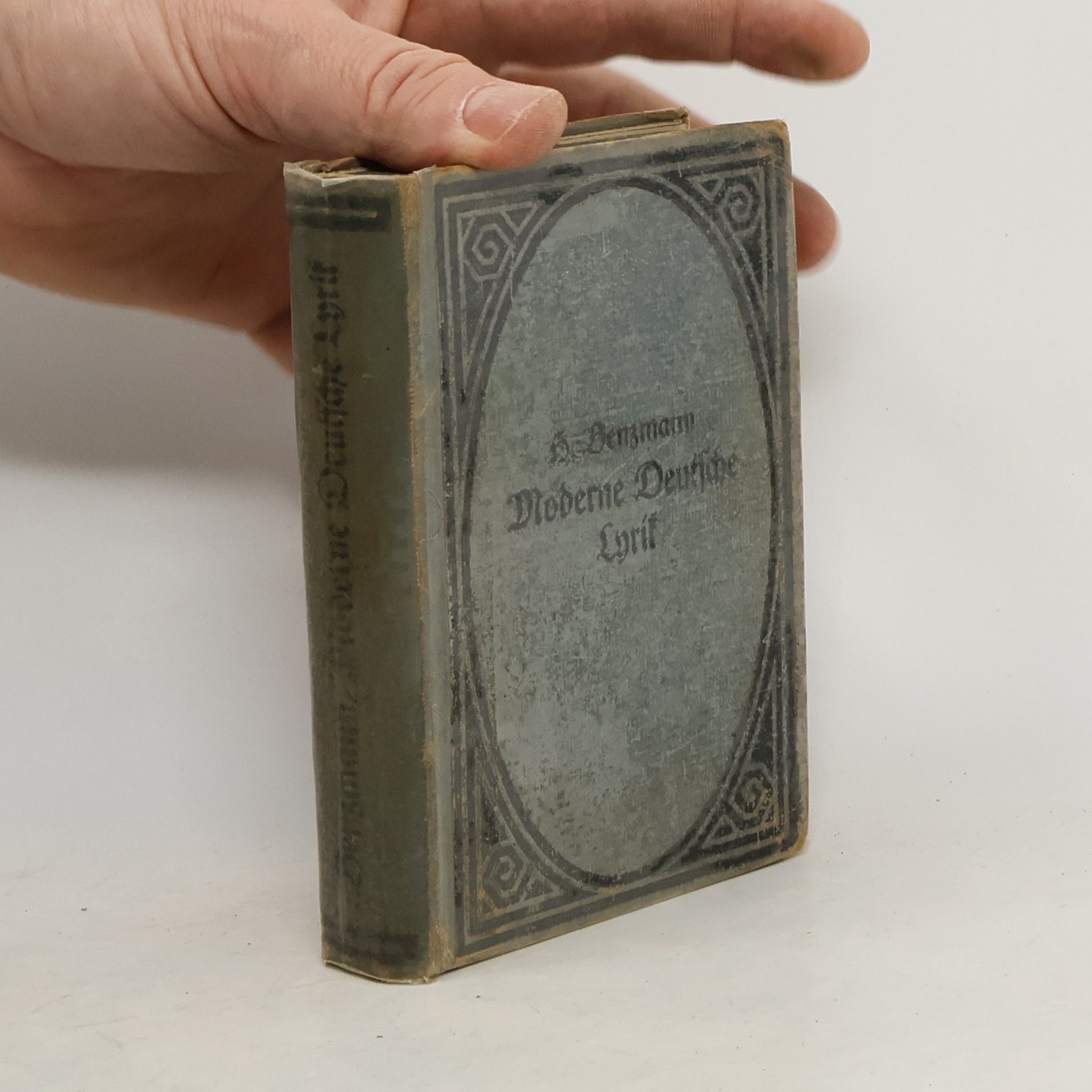 Hans Benzmann Moderne deutsche Lyrik