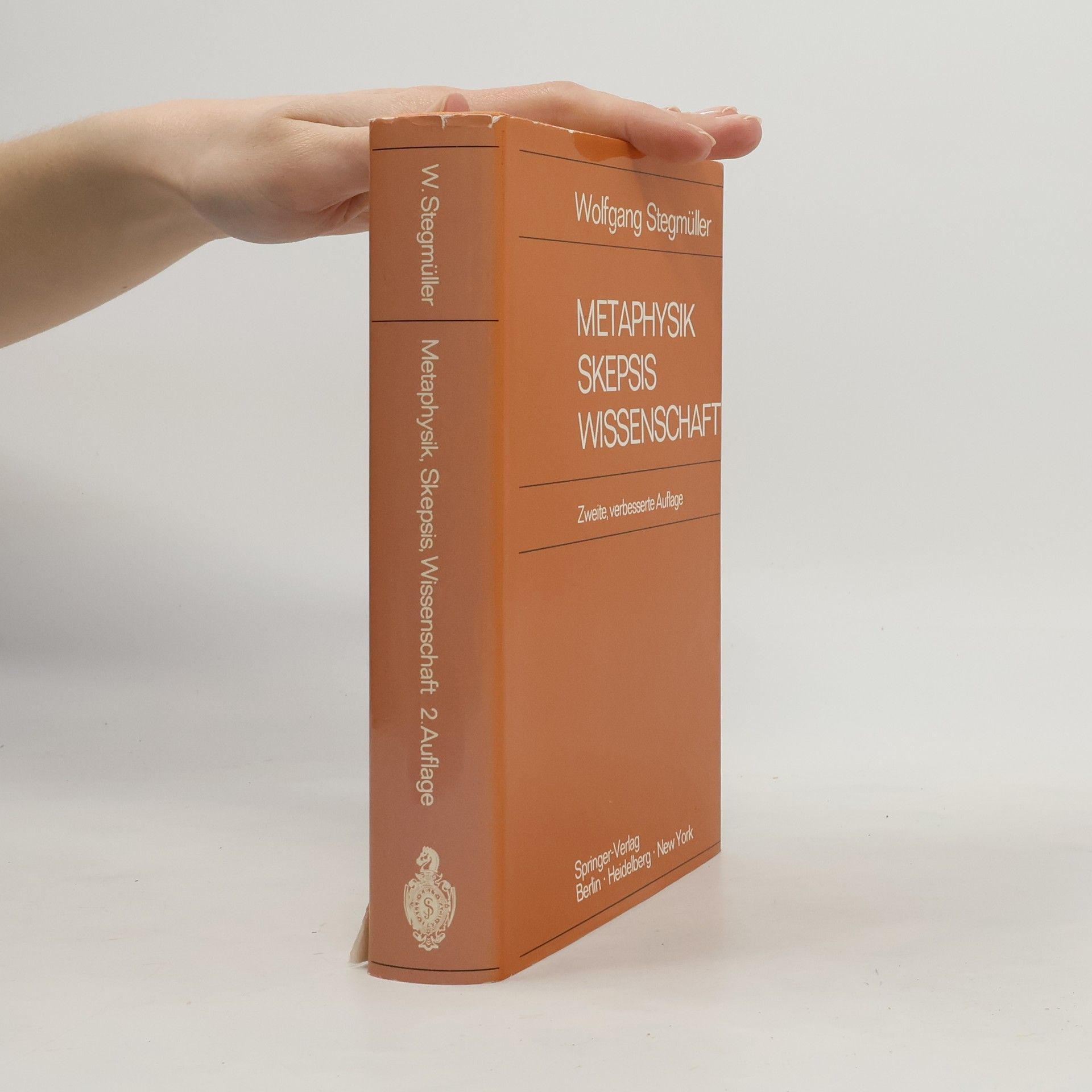 Wolfgang Stegmüller Metaphysik Skepsis Wissenschaft
