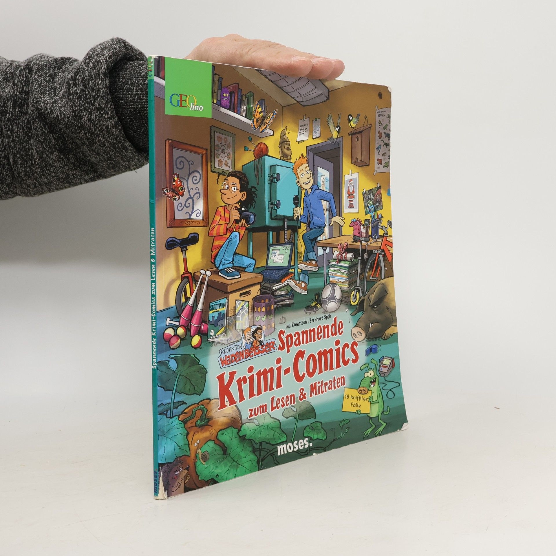 Spannende Krimi-Comics zum Lesen & Mitraten