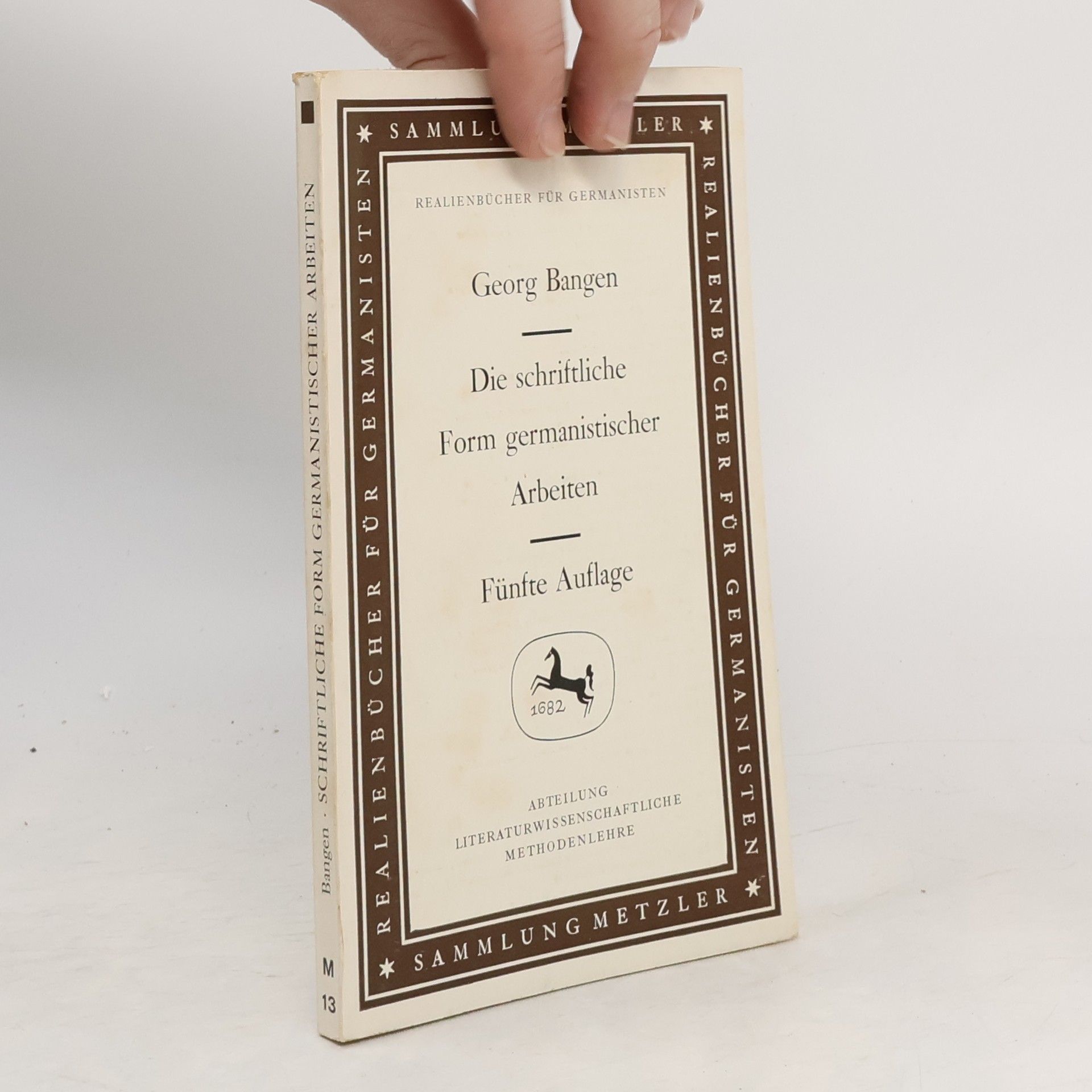 Die schriftliche Form germanistischer Arbeiten