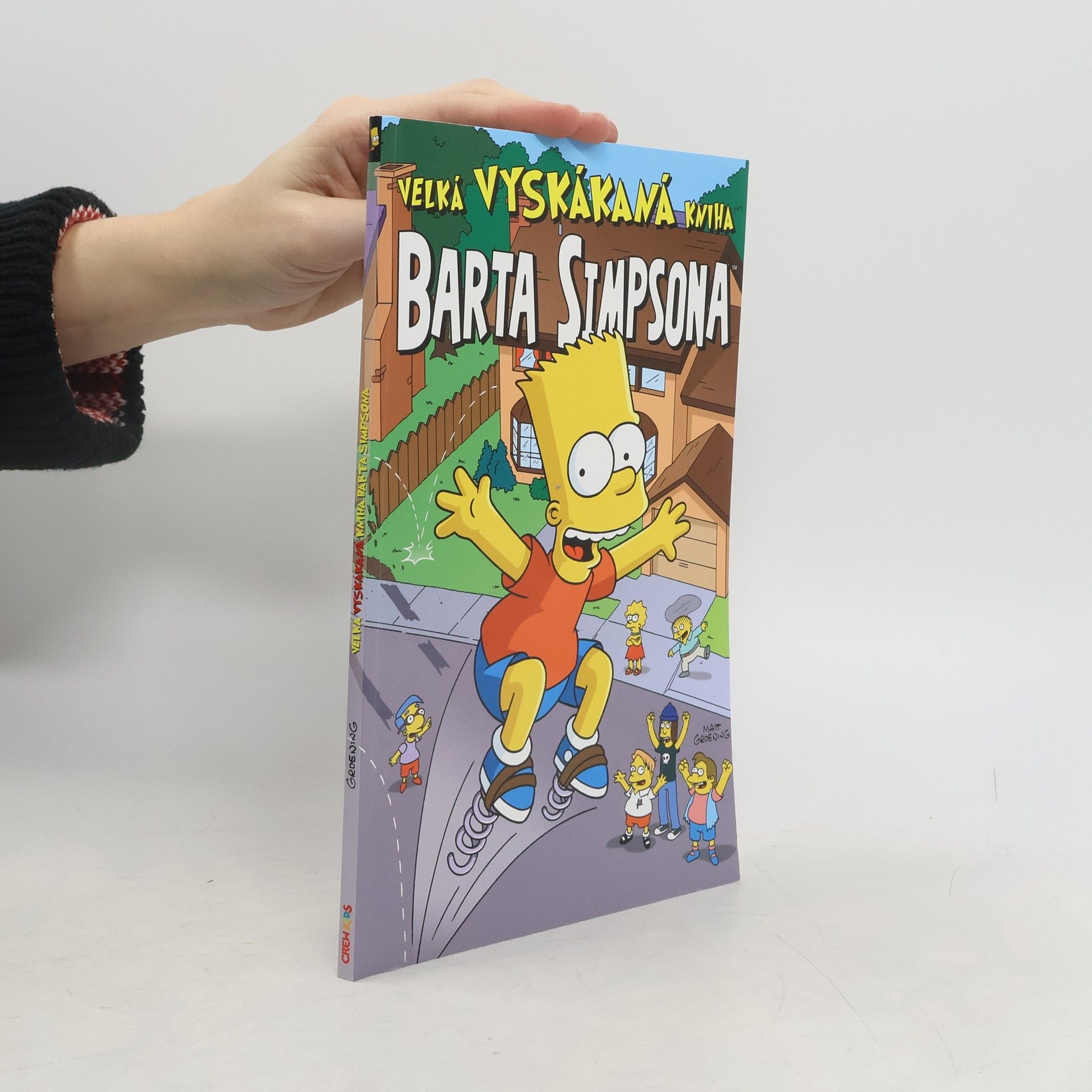 Matt Groening Velká vyskákaná kniha Barta Simpsona