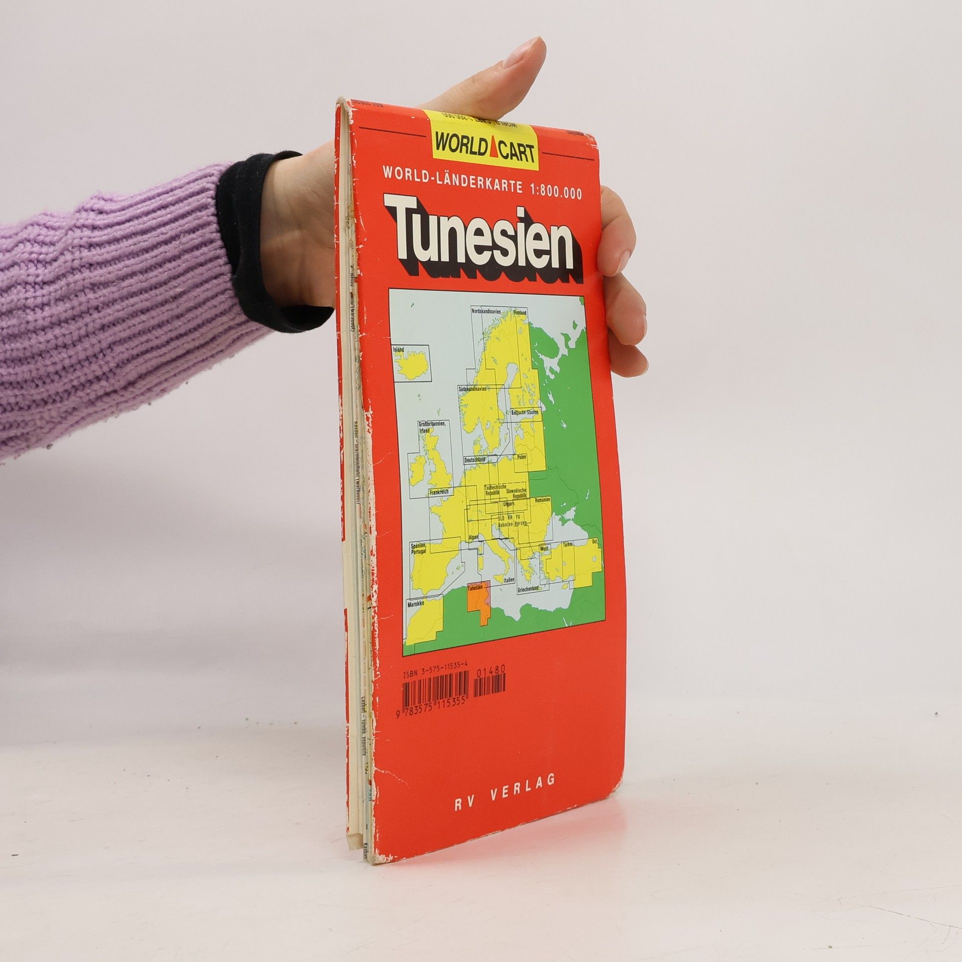 Autorenkollektiv Tunesien World-Länderkarte 1:800 000