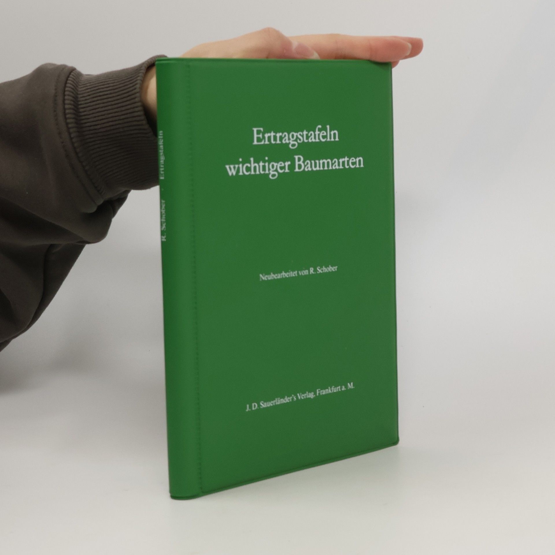 Ertragstafeln wichtiger Baumarten