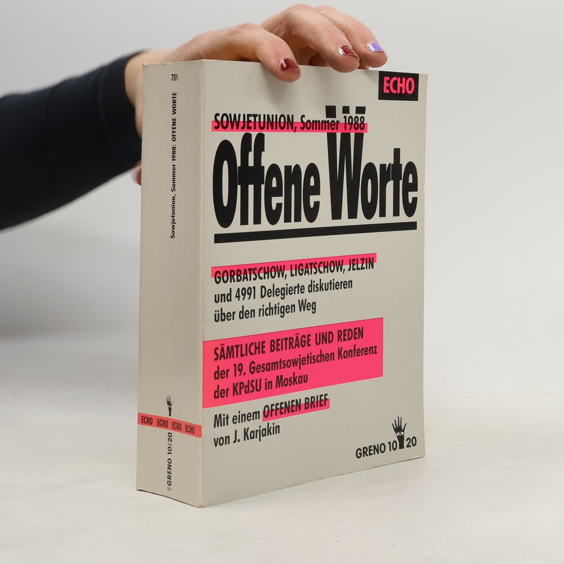 Sowjetunion, Sommer 1988. Offene Worte. Gorbatschow, Ligatschow, Jelzin und 4991 Delegierte diskutieren über den richtigen Weg.