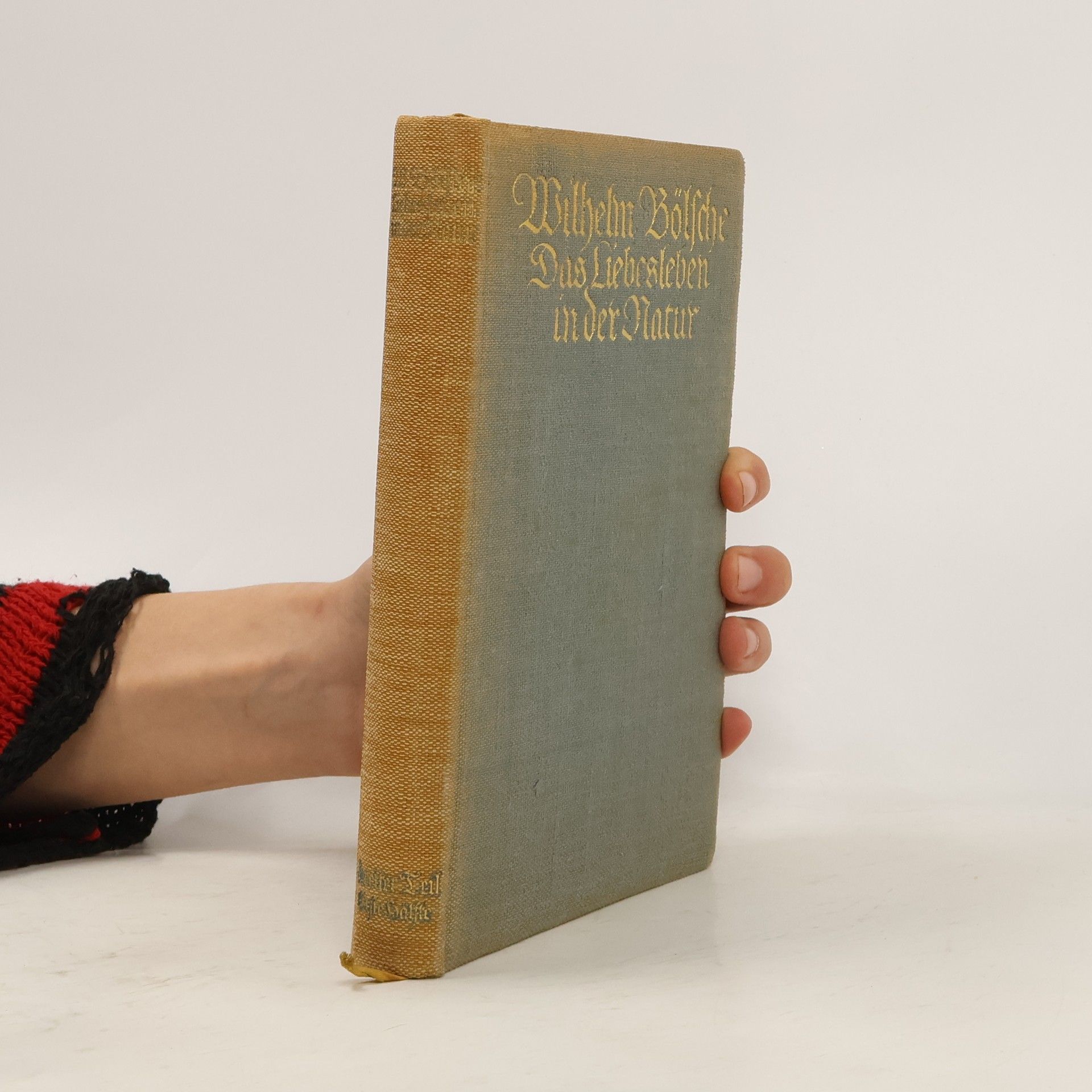 Wilhelm Bölsche Das Liebesleben in der Natur. Zweiter Teil. Erste Hälfte