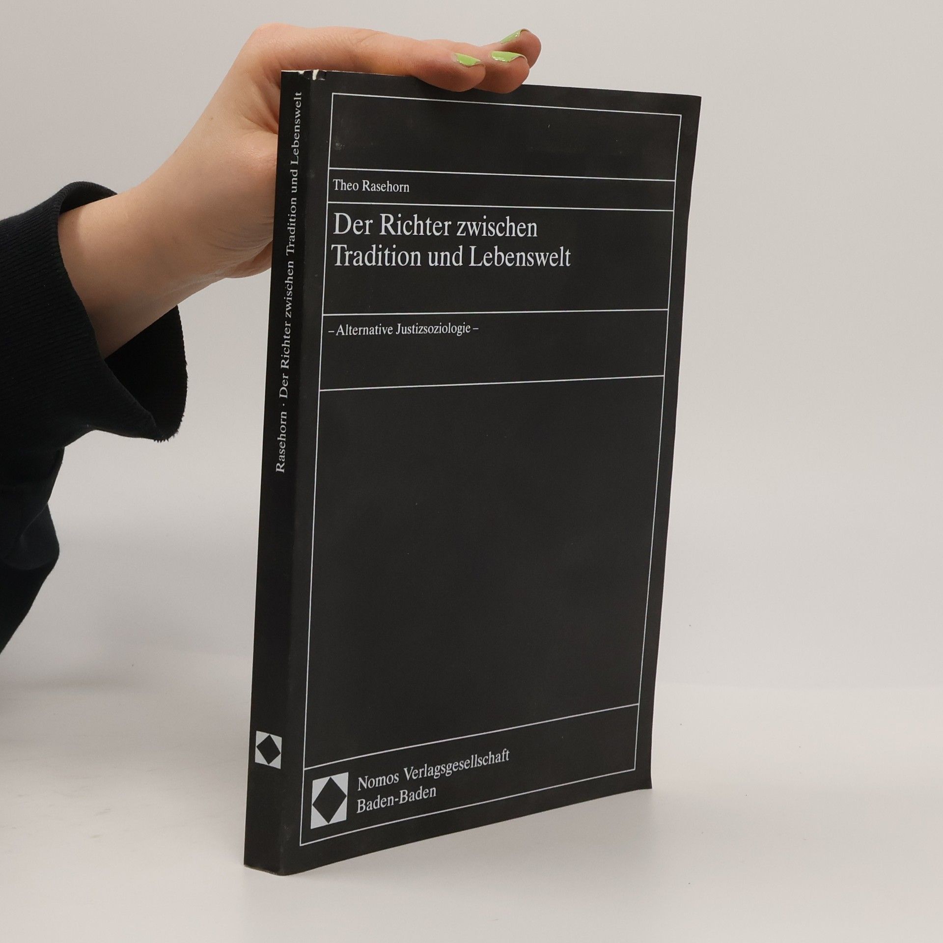 Theo Rasehorn Der Richter zwischen Tradition und Lebenswelt