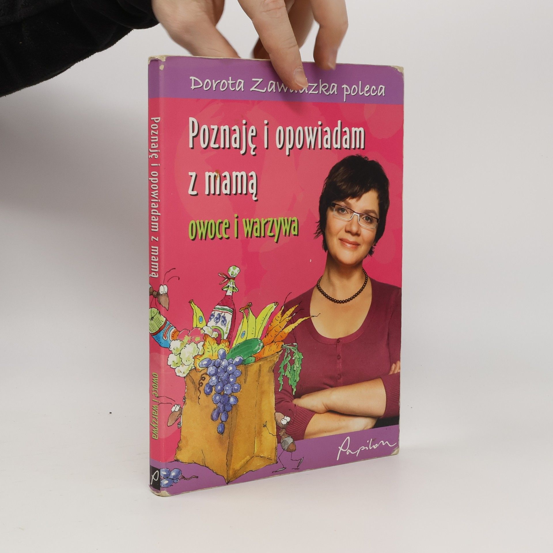 Poznaję i opowiadam z mamą owoce i warzywa