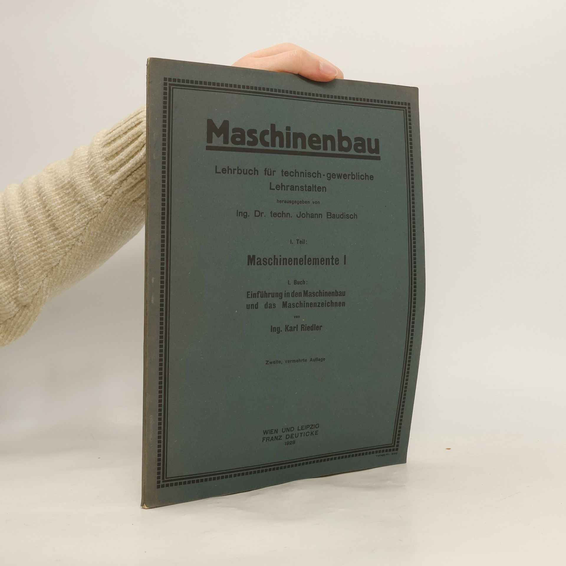 Karl Riedler Maschinenbau. Maschinenelemente I.