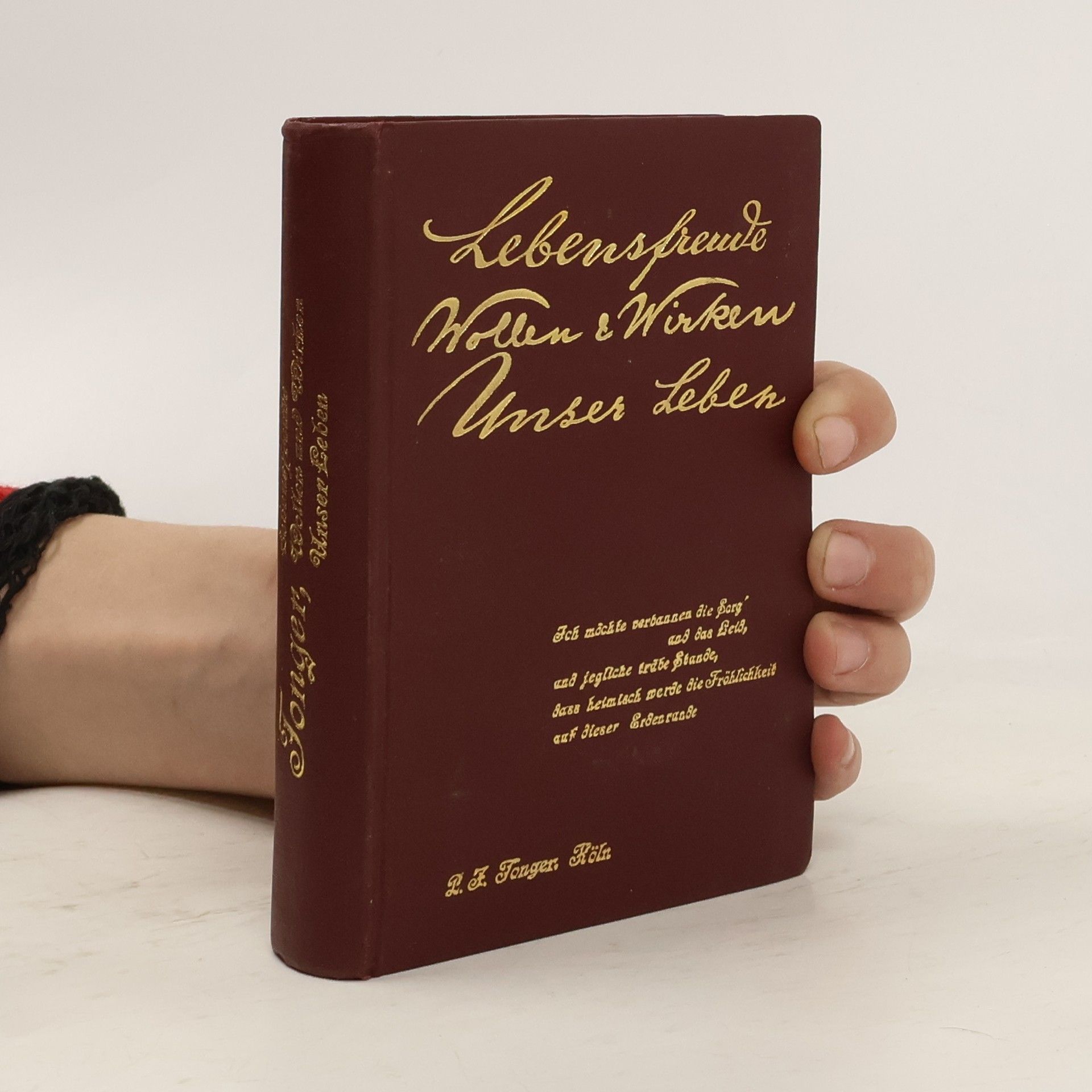 P. J. Tonger Lebensfreude Wollen und Wirken Unser Leben