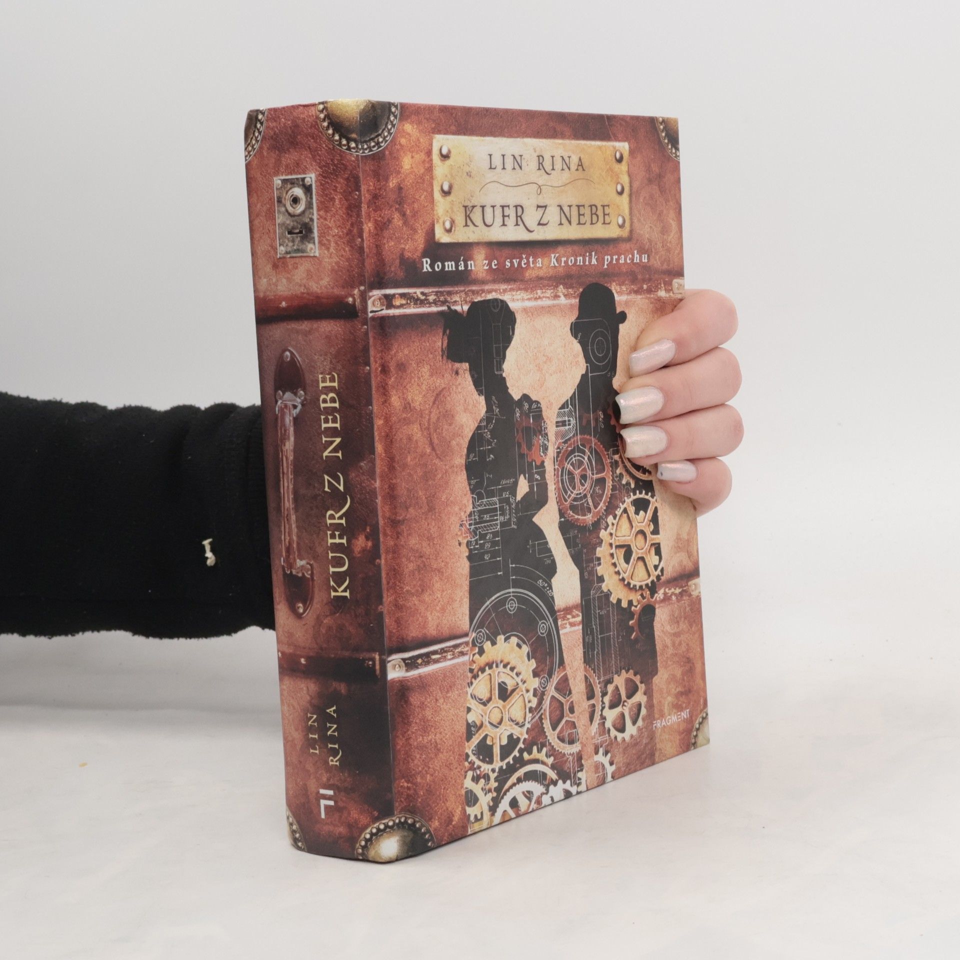 Lin Rina Kufr z nebe: román ze světa Kronik prachu