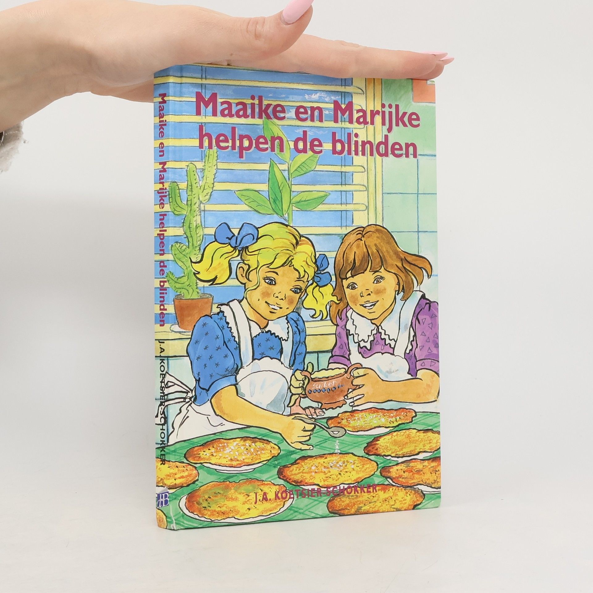 Jannie Koetsier-Schokker Maaike en Marijke helpen de blinden