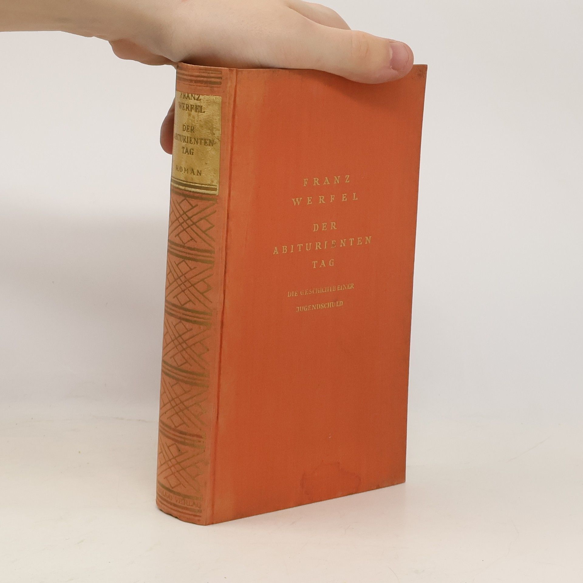 Franz Werfel Der Abiturienten Tag