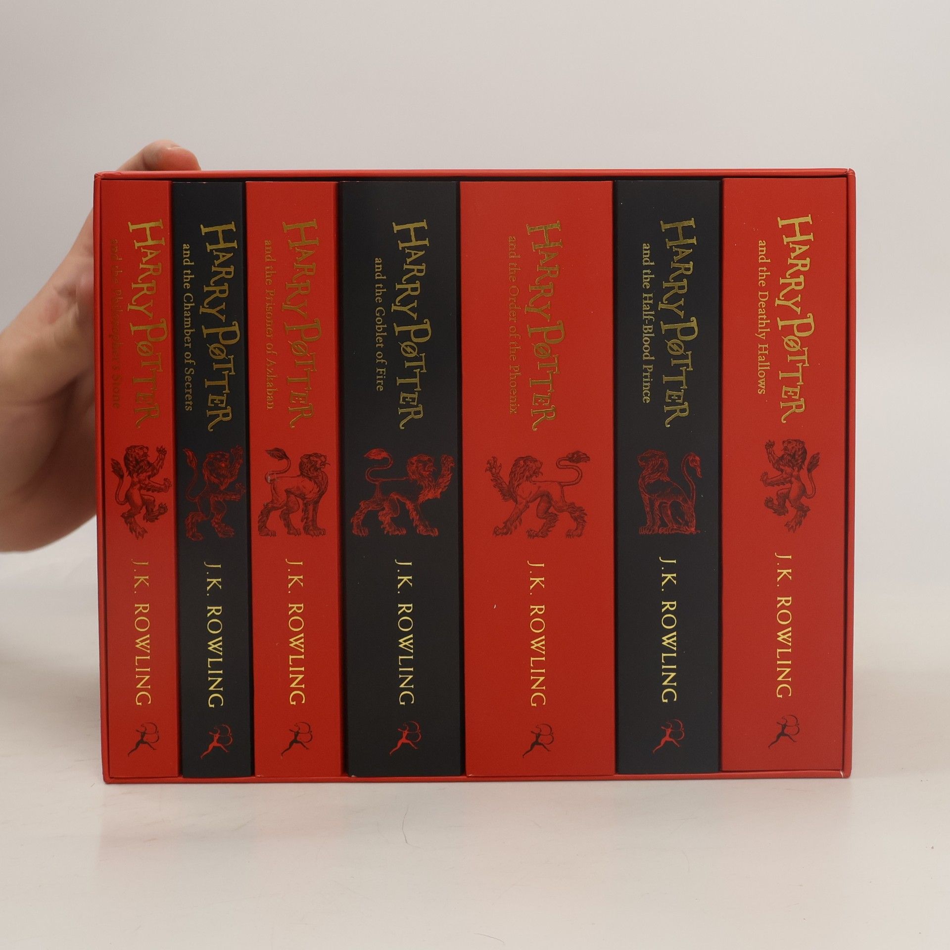Joanne K. Rowling Harry Potter 1-7. Gryffindor House Editions Paperback Box Set