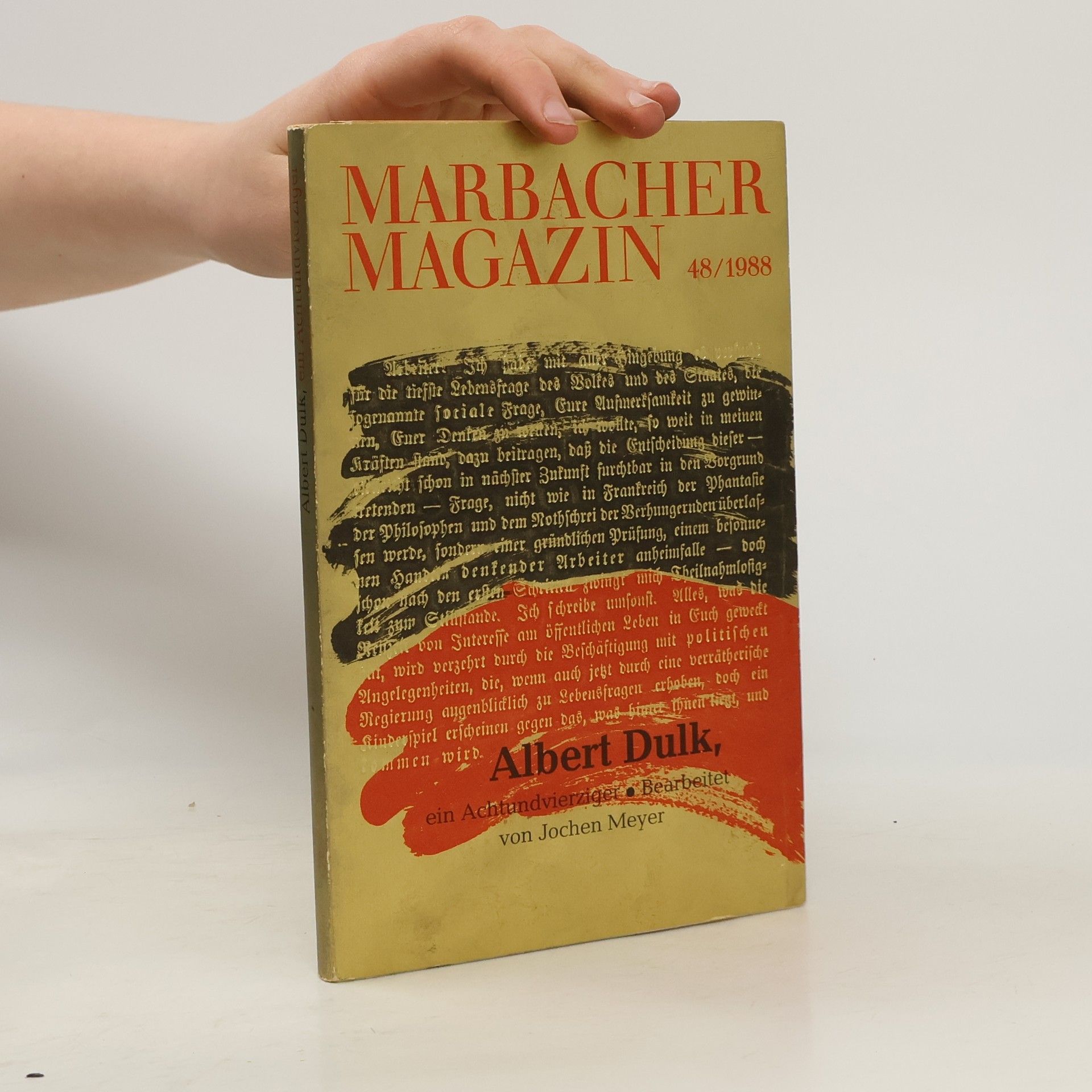 Marbacher Magazin 48/1988