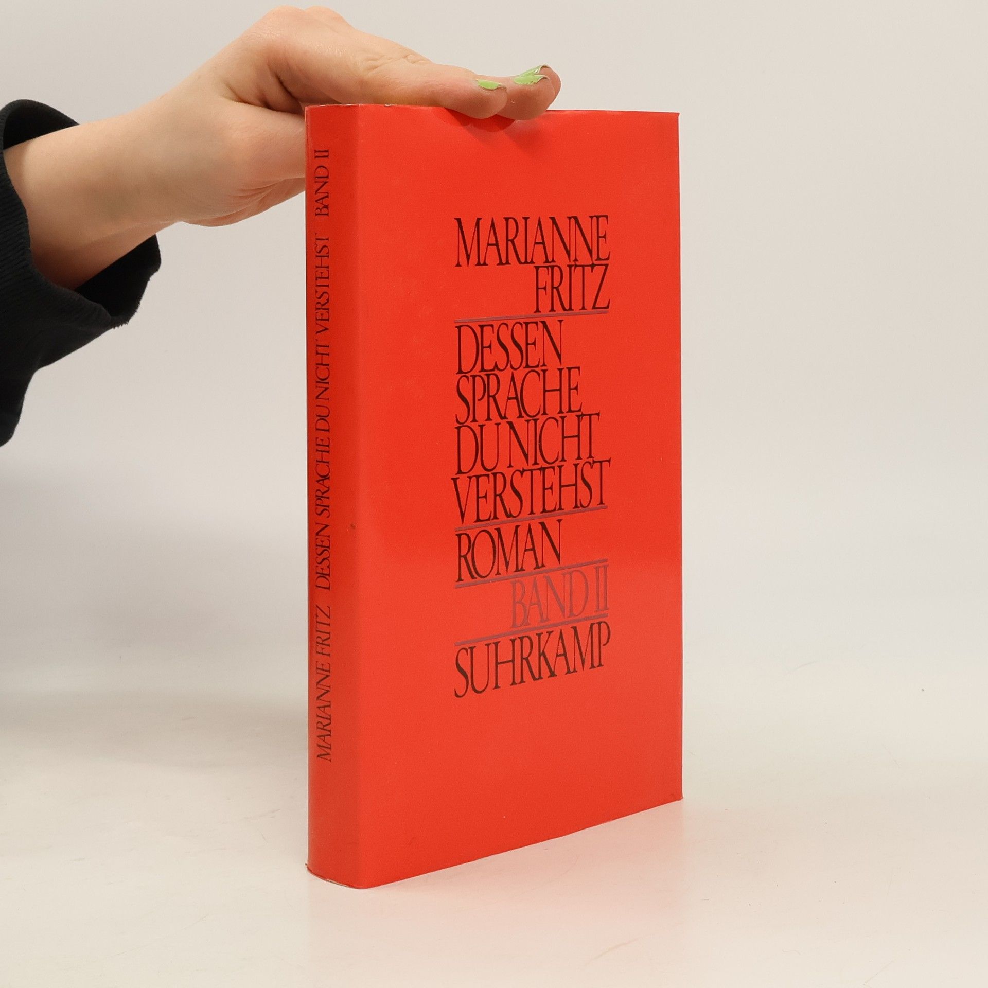 Dessen Sprache du nicht verstehst. Band ll.