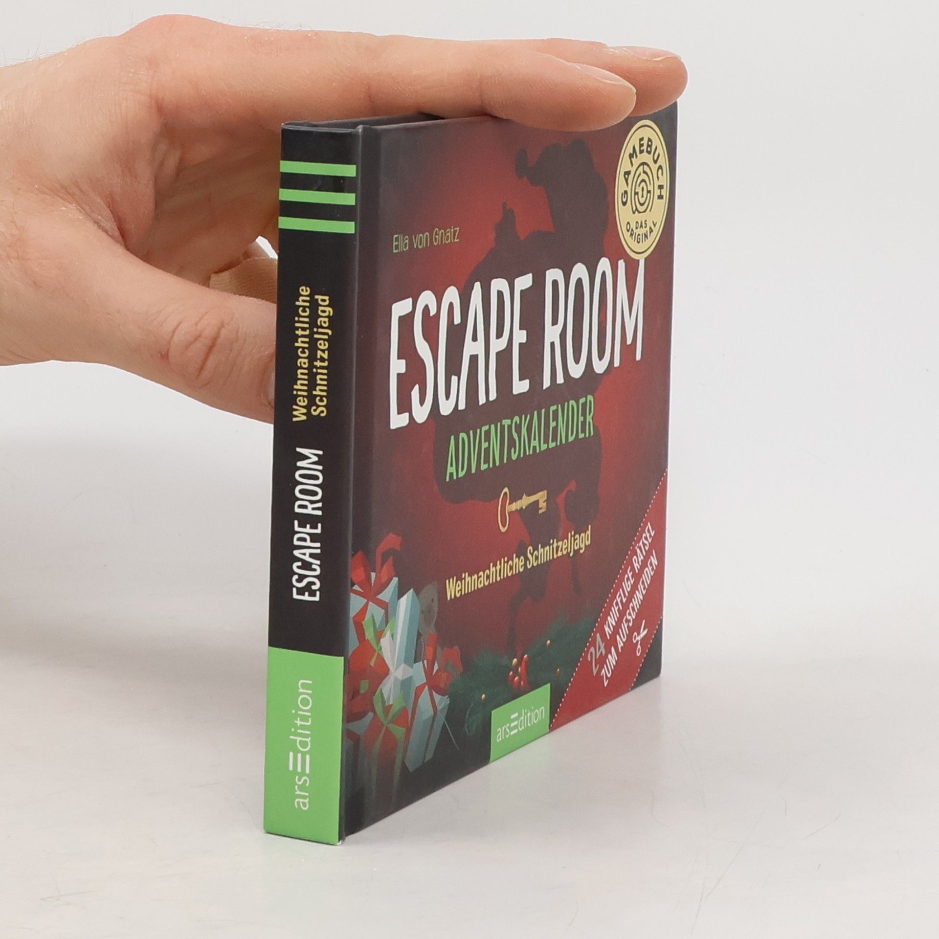 Kolektív autorov Escape Room Adventskalender. Weihnachtliche Schnitzeljagd. 24 knifflige Rätsel zum Aufschneiden