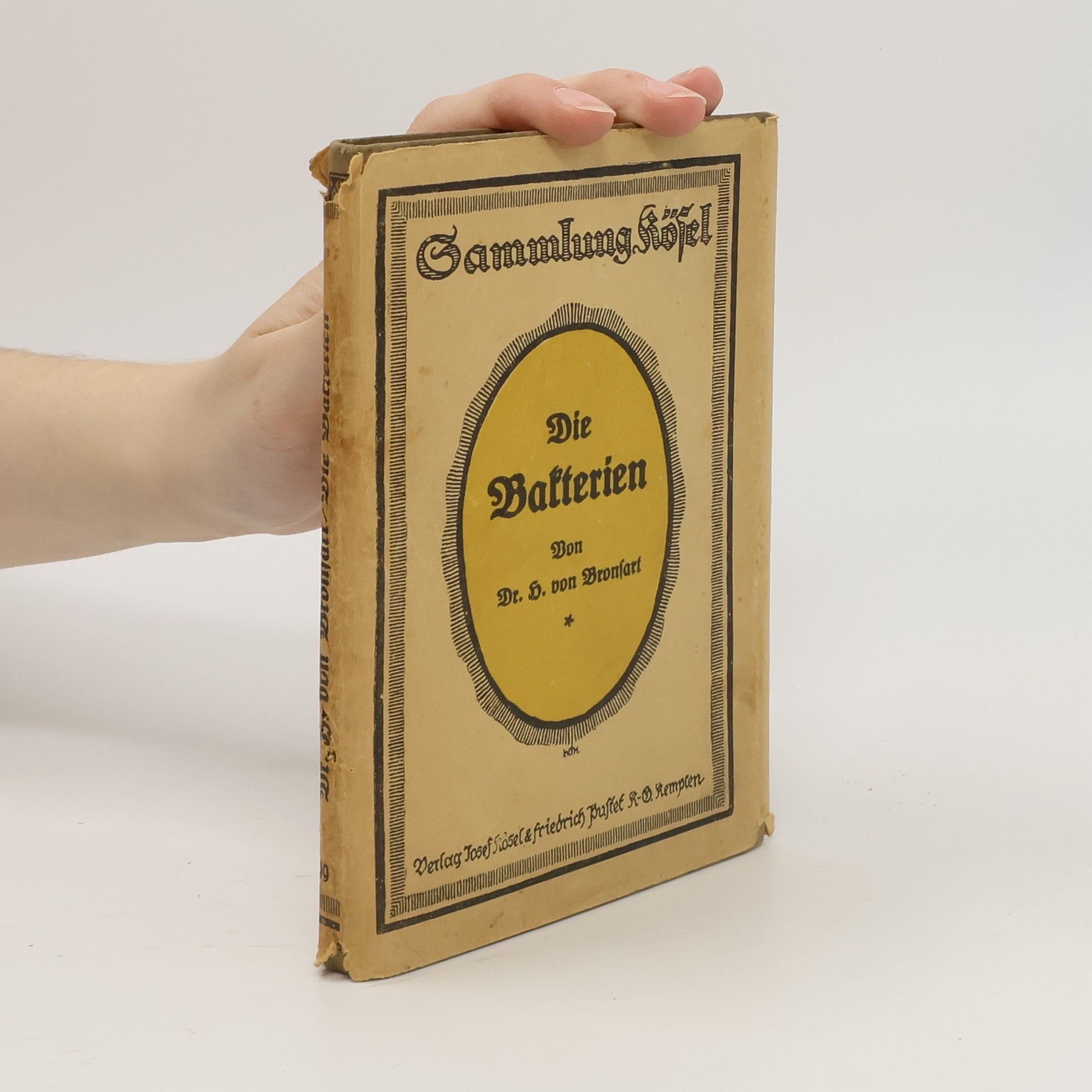 H. Von Bronsart Die Bakterien