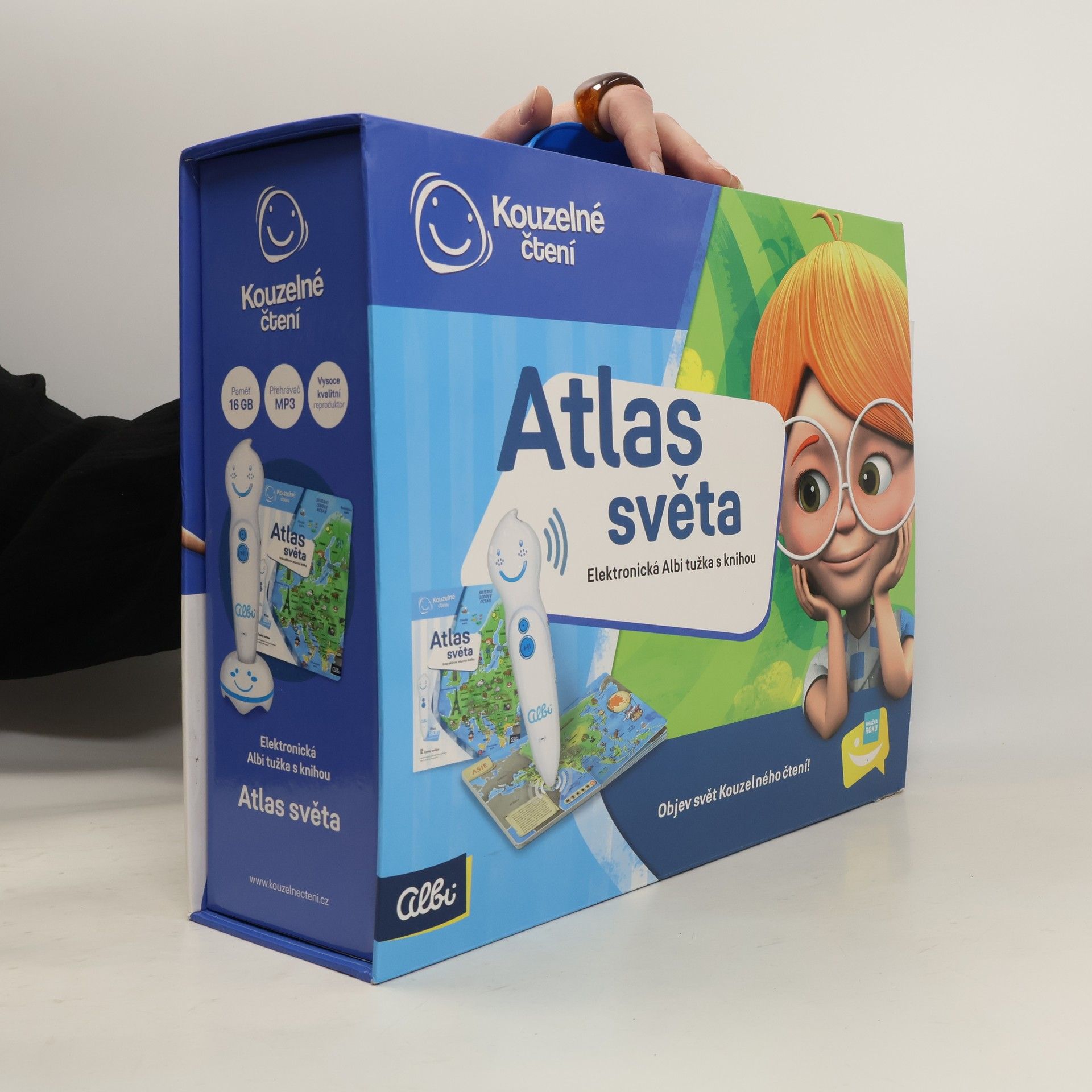 Autores varios Kouzelné čtení. Atlas světa (box, elektronická tužka, průvodce)