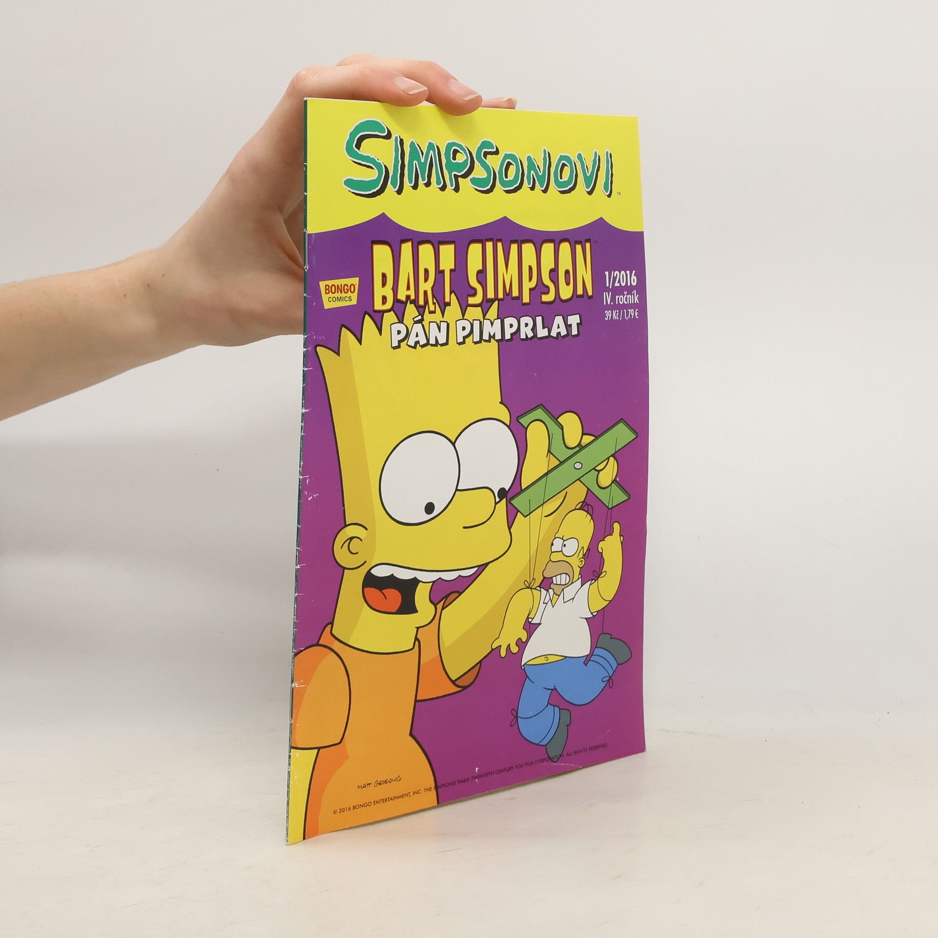 Matt Groening Simpsonovi - Bart Simpson 1/2016 - Pán pimprlat