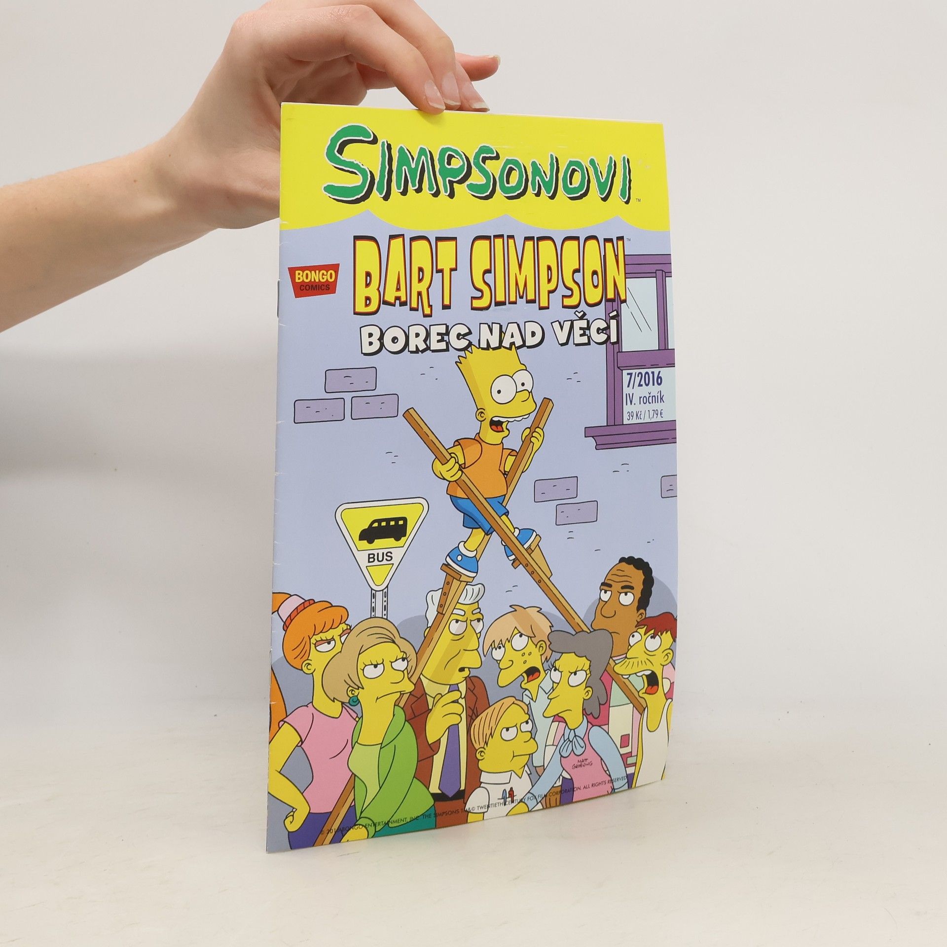 Matt Groening Simpsonovi - Bart Simpson 7/2016: Borec nad věcí